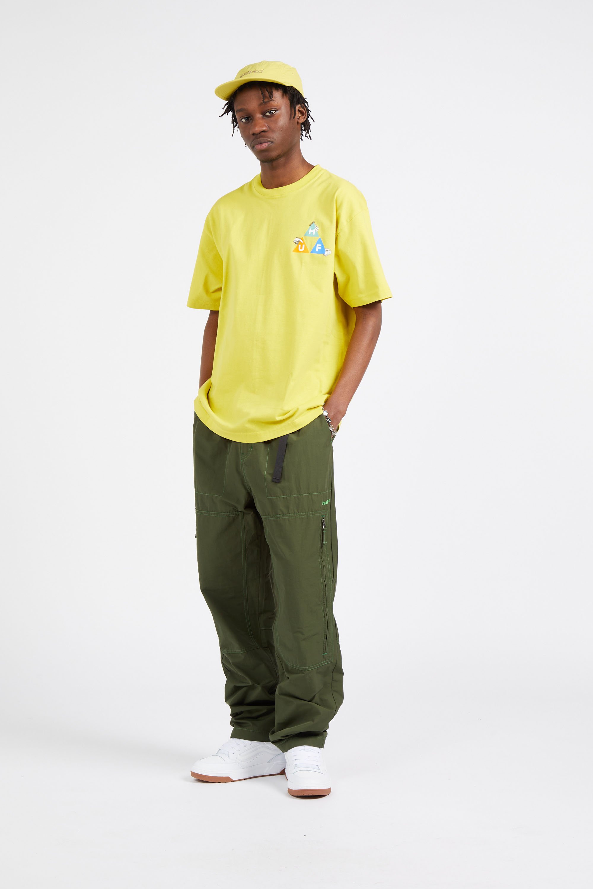 T-SHIRT HUF Yellow