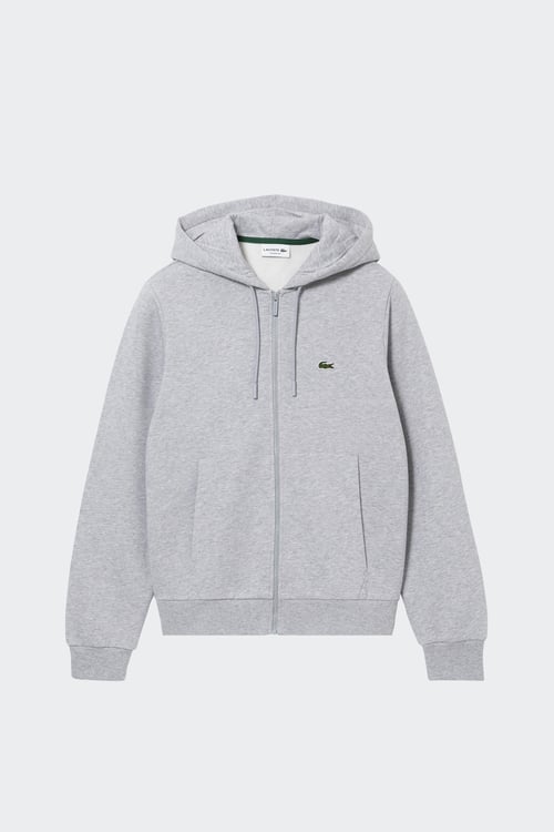 LACOSTE Sweat zippé Gris
