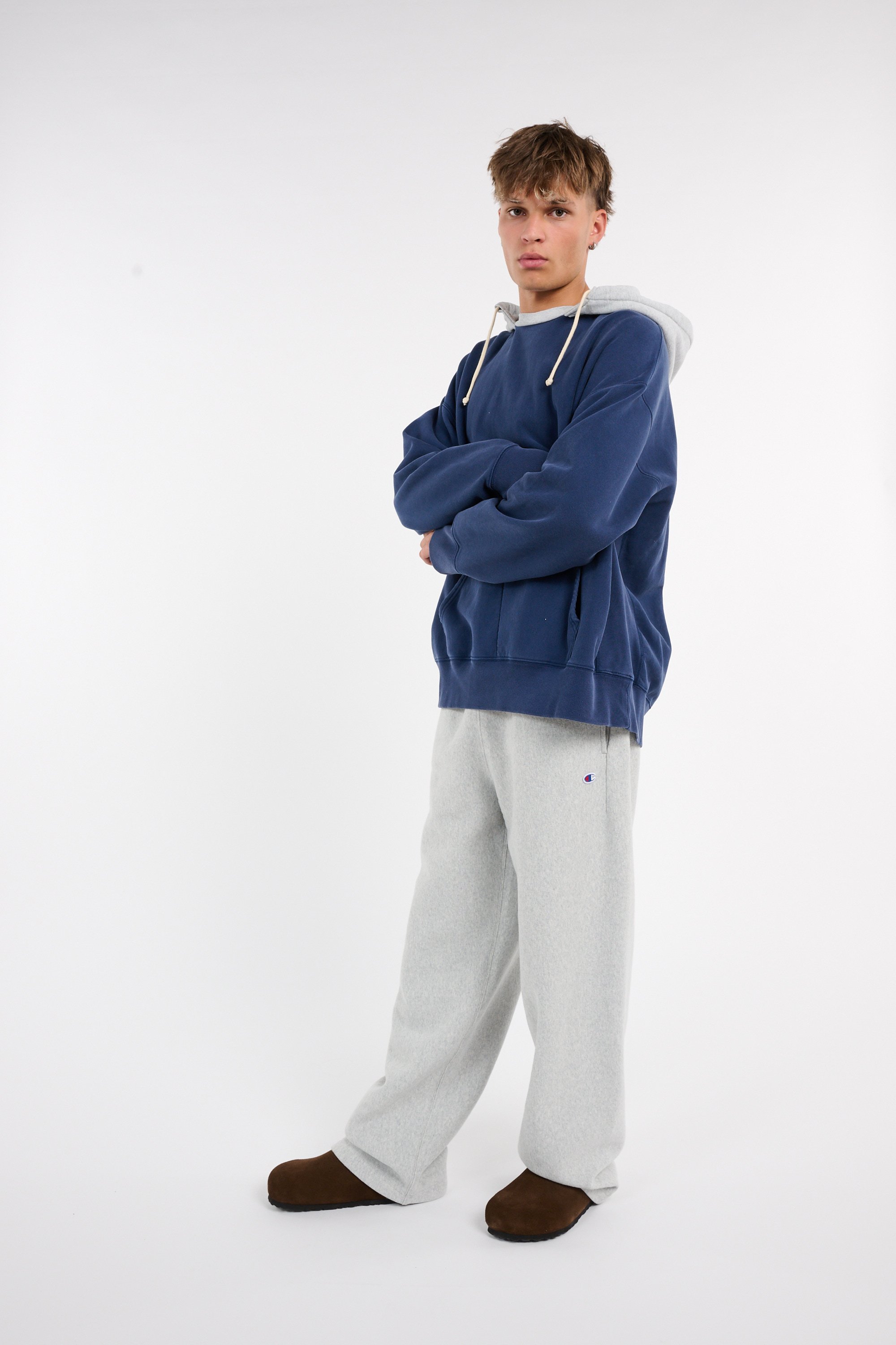 Tommy badge sweatshirt CHAMPION Blue