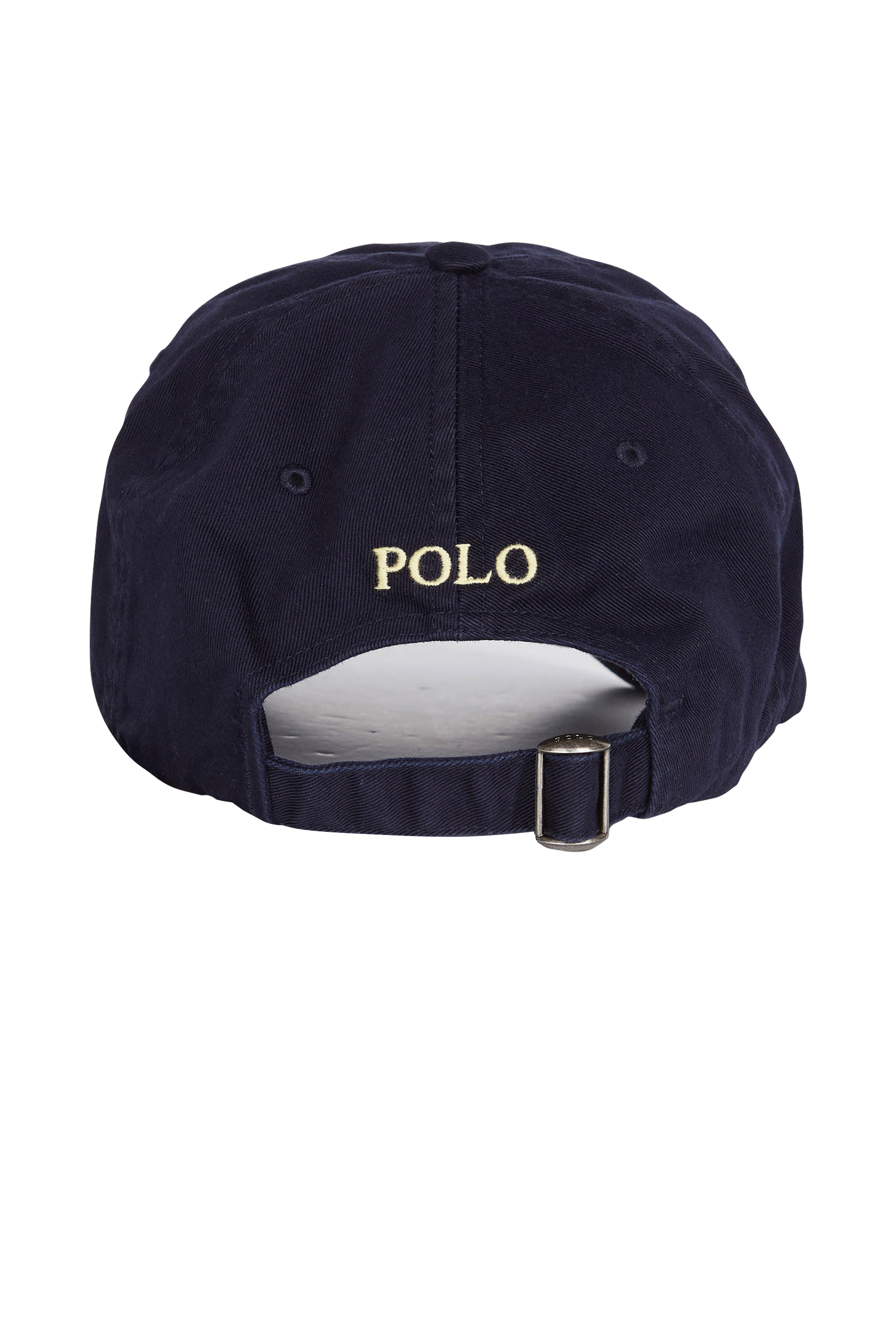 Casquette logo brodé en coton Bleu