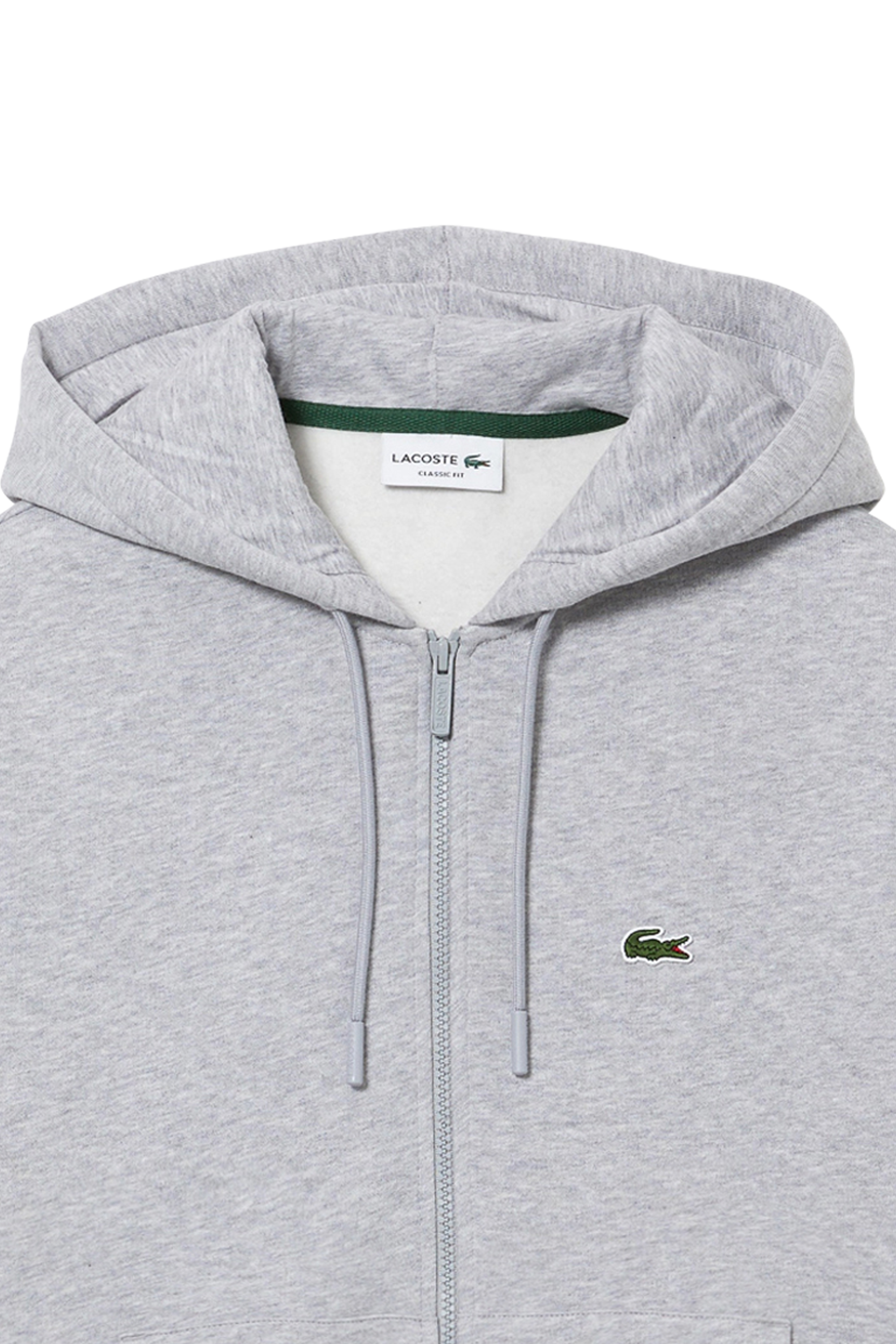 Sweat zippé LACOSTE Gris