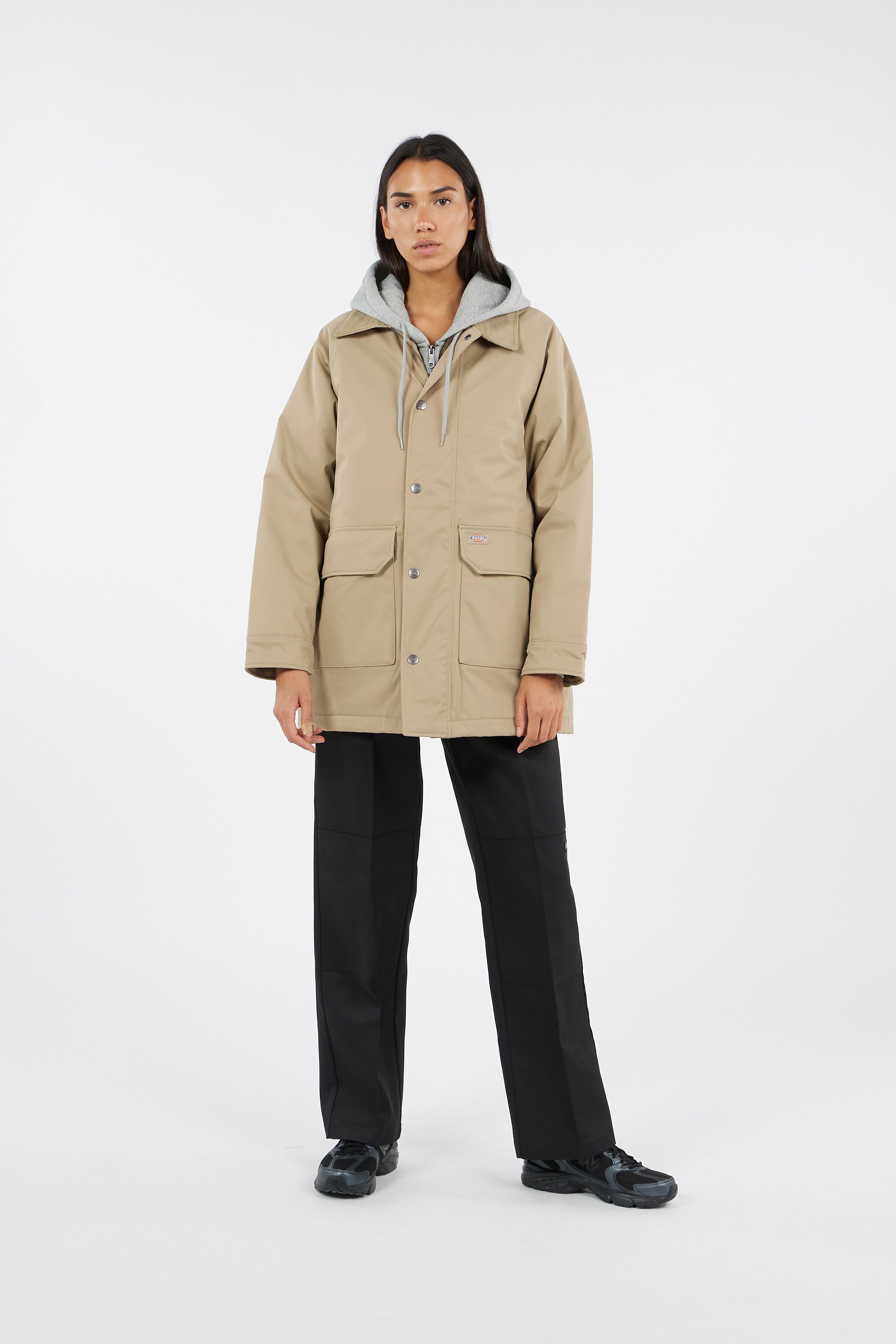 Coat | Beige by DICKIES Coat Beige