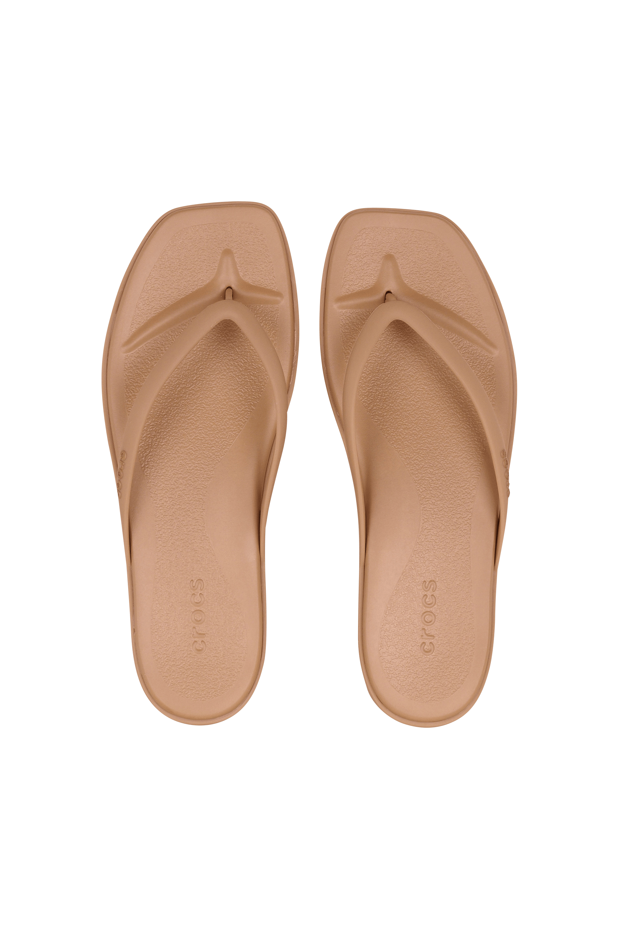 Sandales plates | Marron CROCS Femme