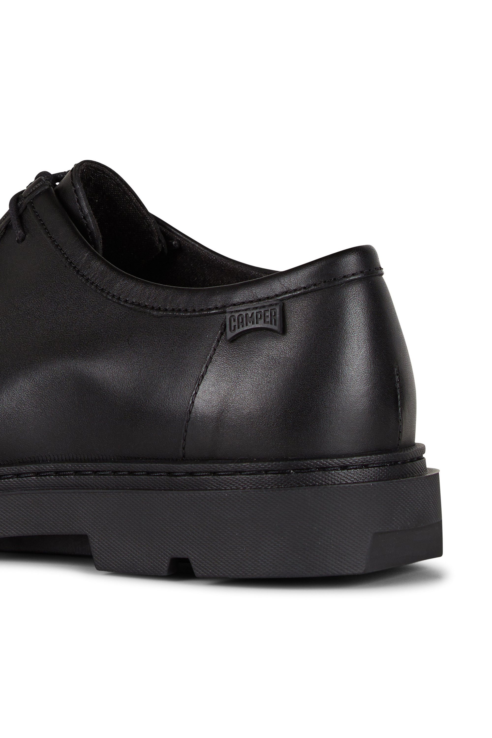 Leather deck shoes | Black CAMPER Men