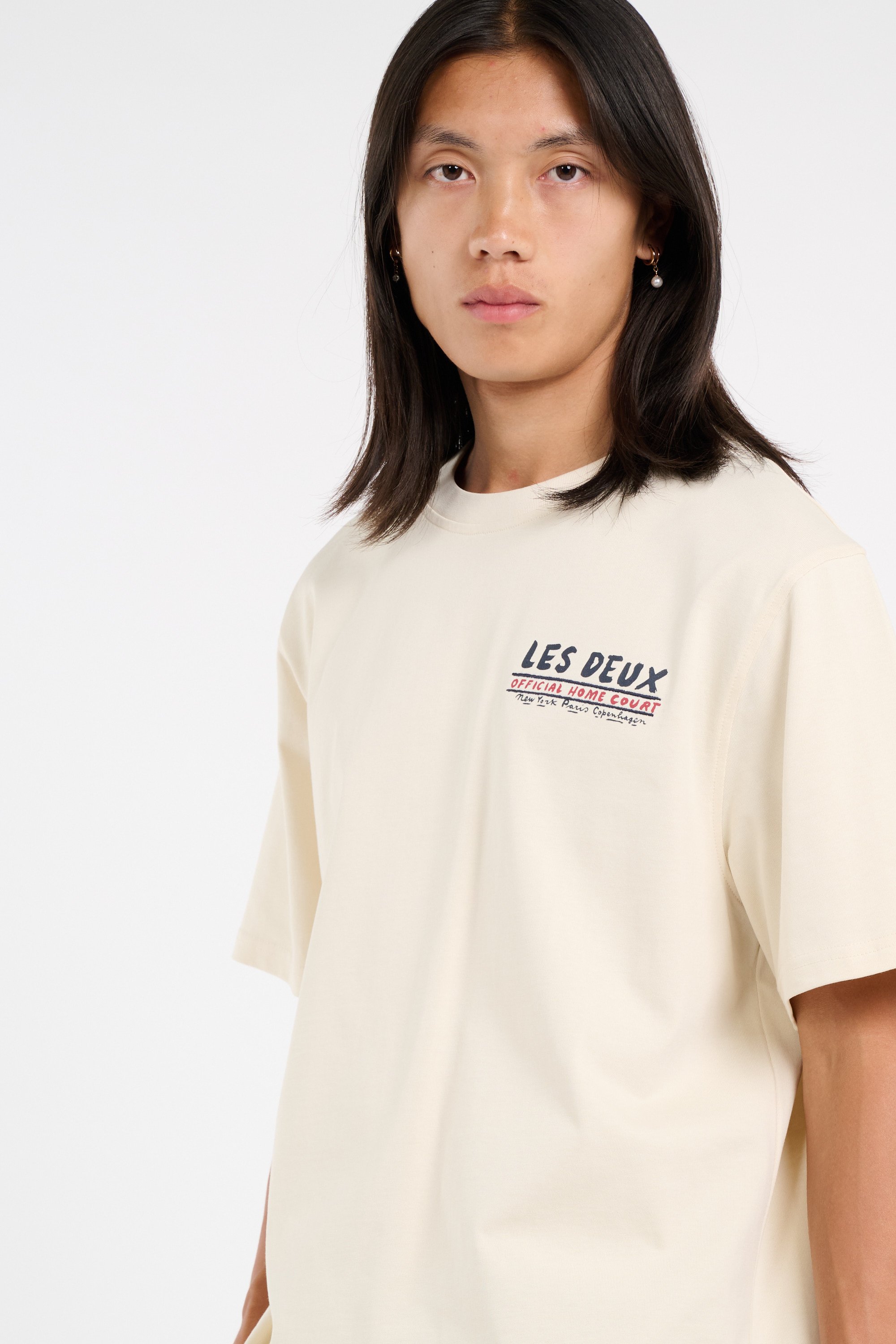 T-shirt | Beige LES DEUX Homme