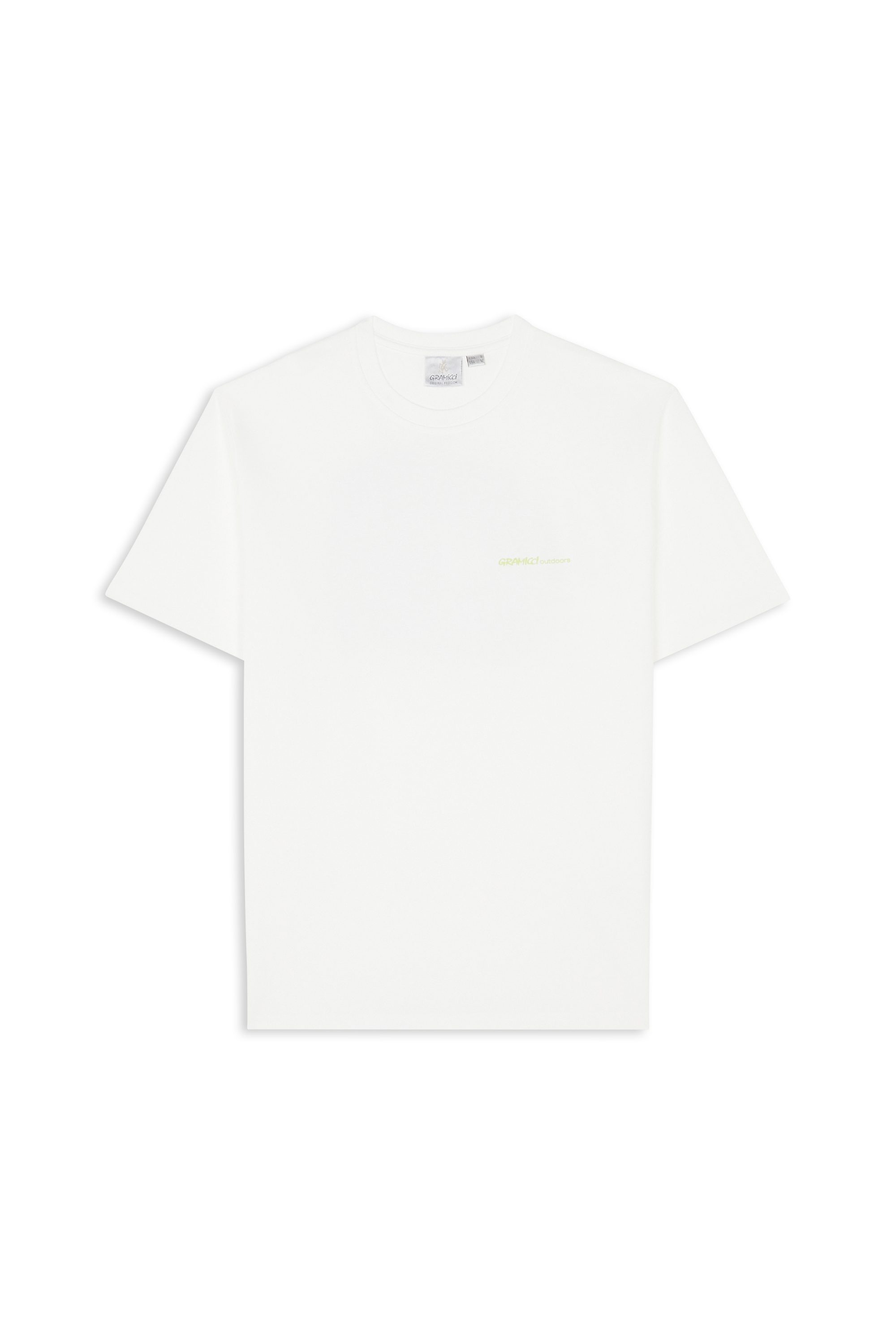 Regular-fit round-neck cotton T-shirt GRAMICCI White
