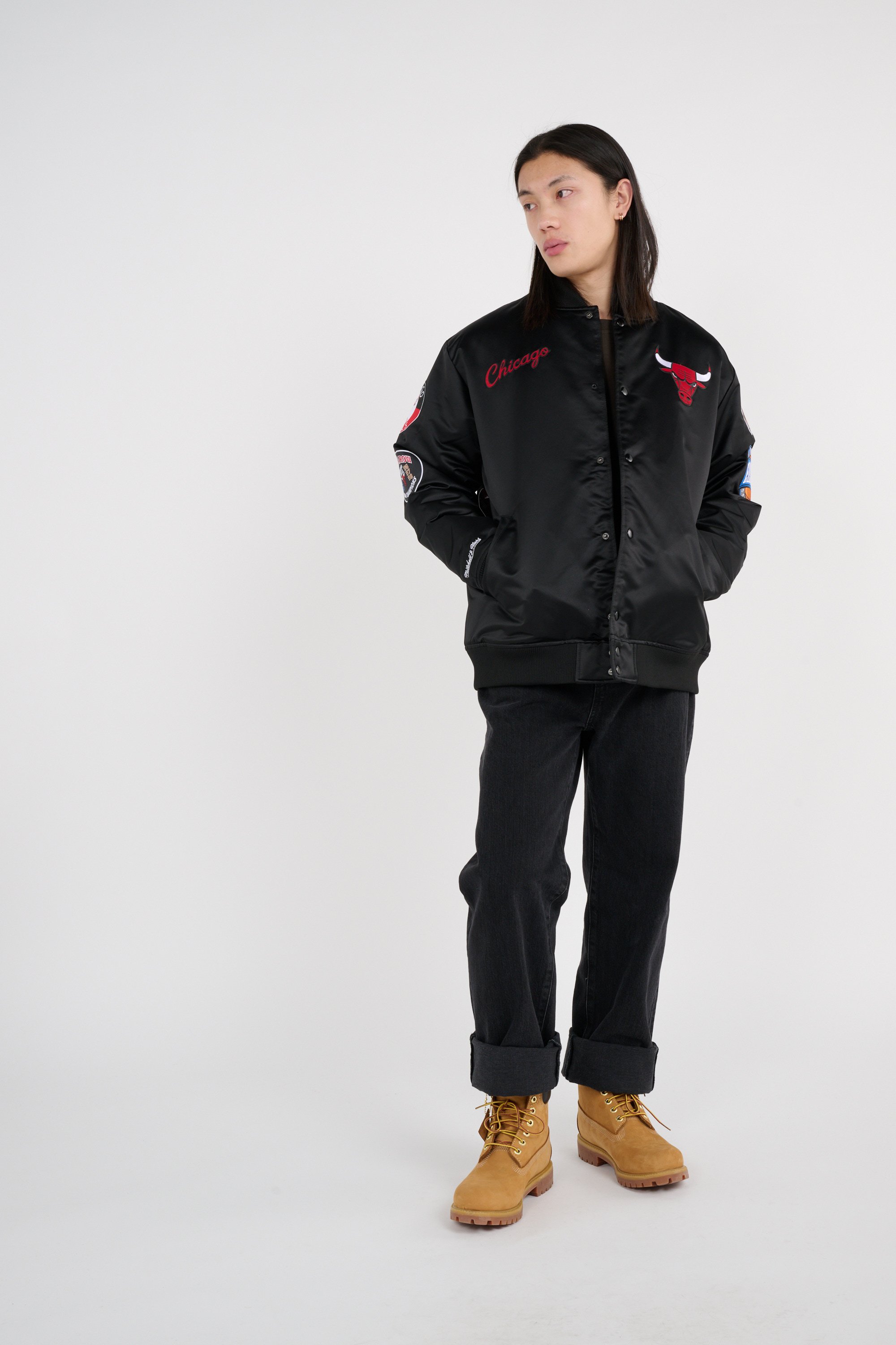 Bomber jacket MITCHELL & NESS Black