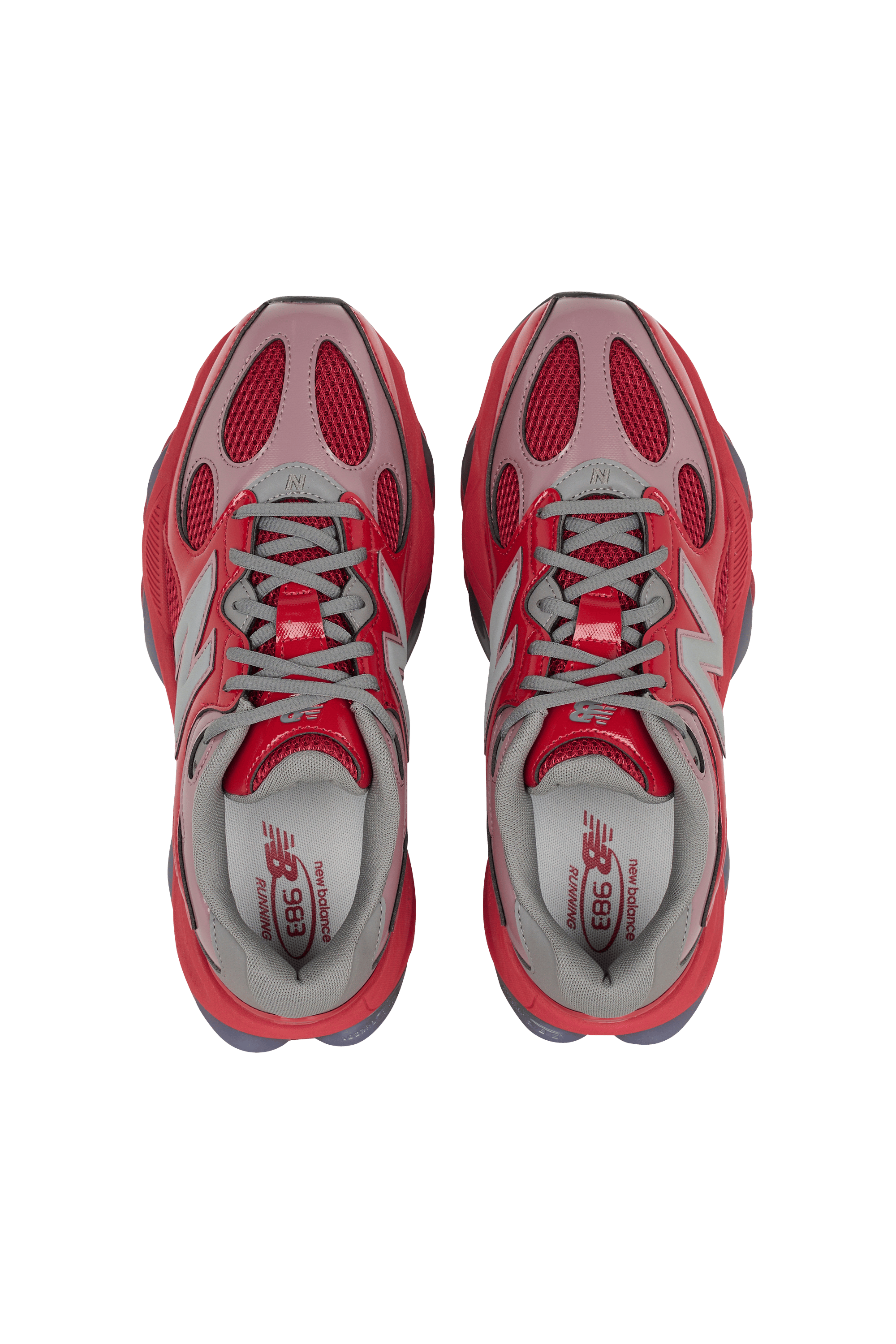 Men?s Storm 96 LO fabric and leather sneakers | Red NEW BALANCE Men