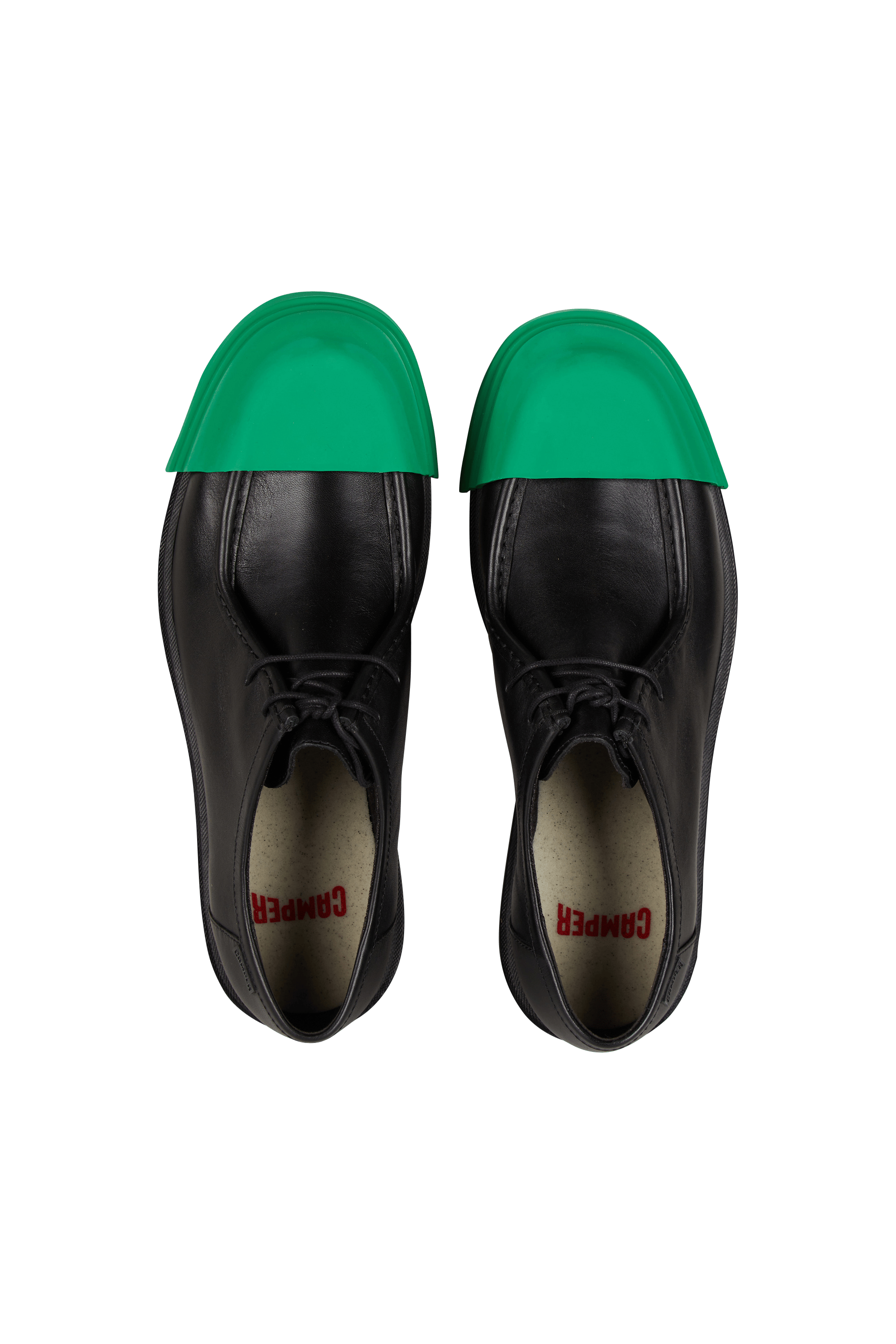 Leather deck shoes | Black CAMPER Men