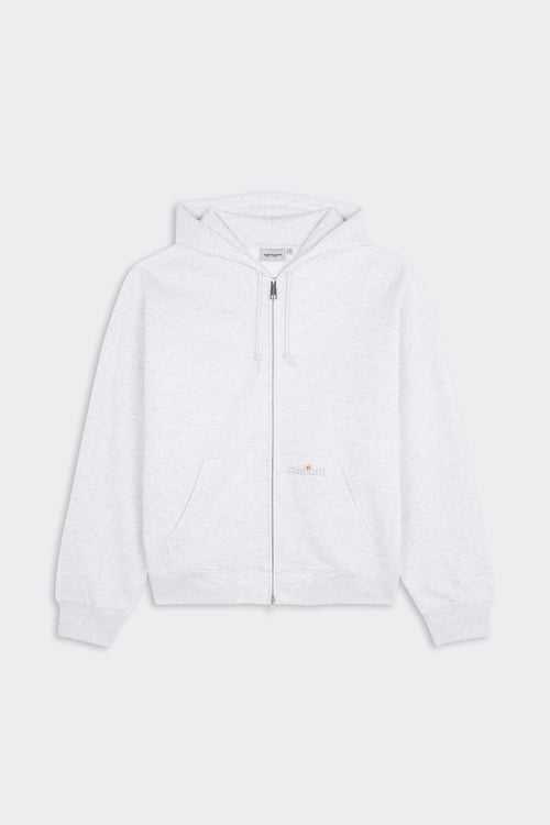 Hoodie zippé - Taille L Gris