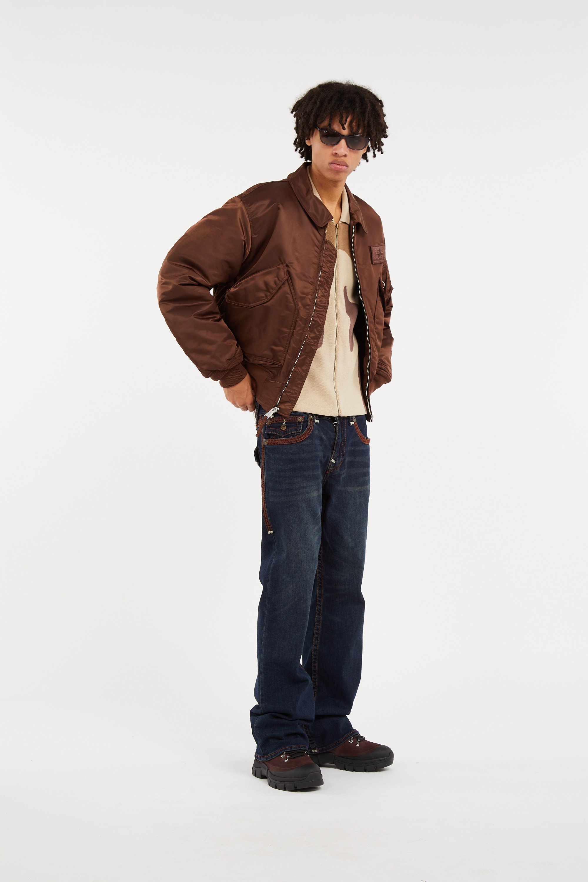 bomber | Brown ALPHA INDUSTRIES Men