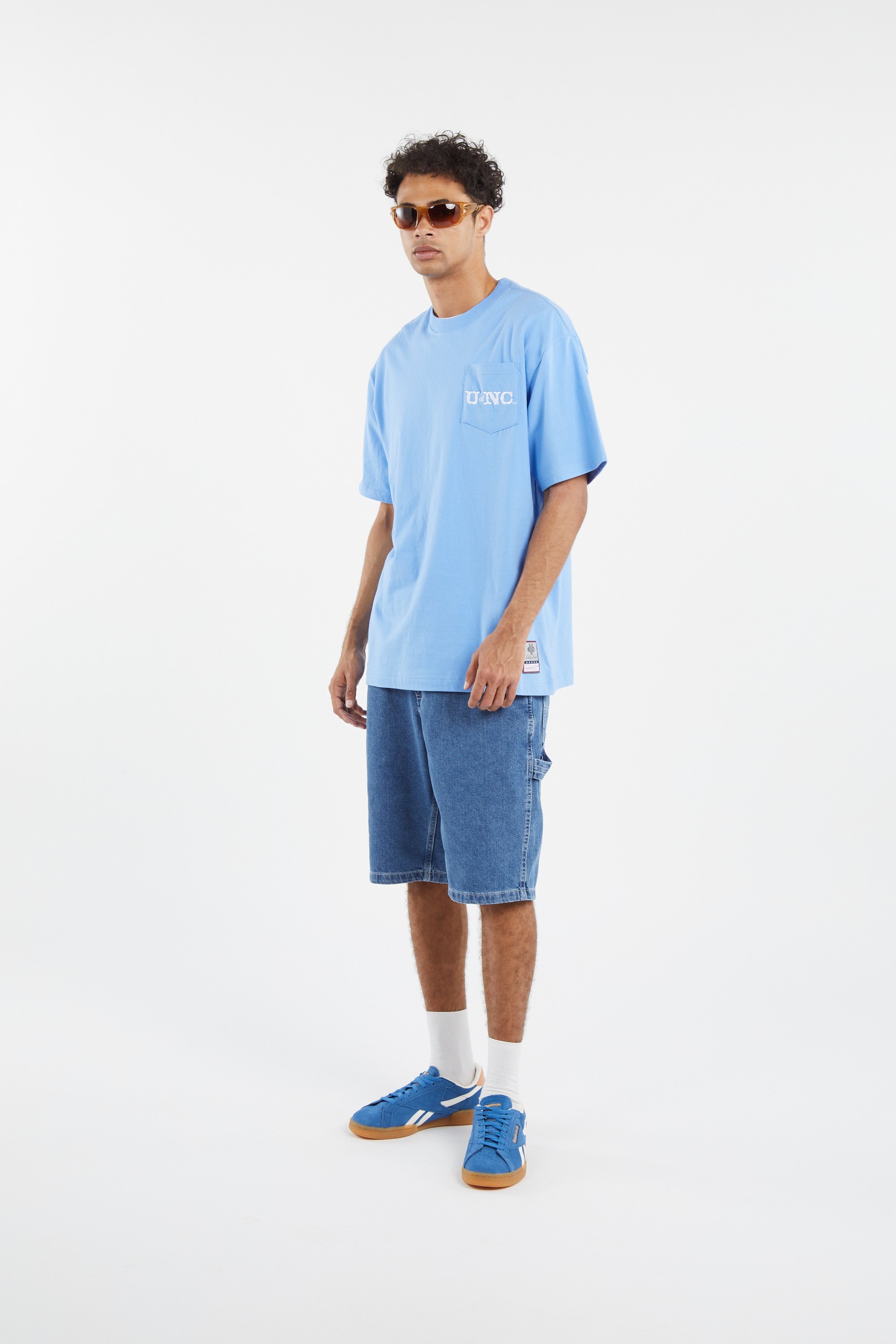 T-shirt MITCHELL & NESS Bleu