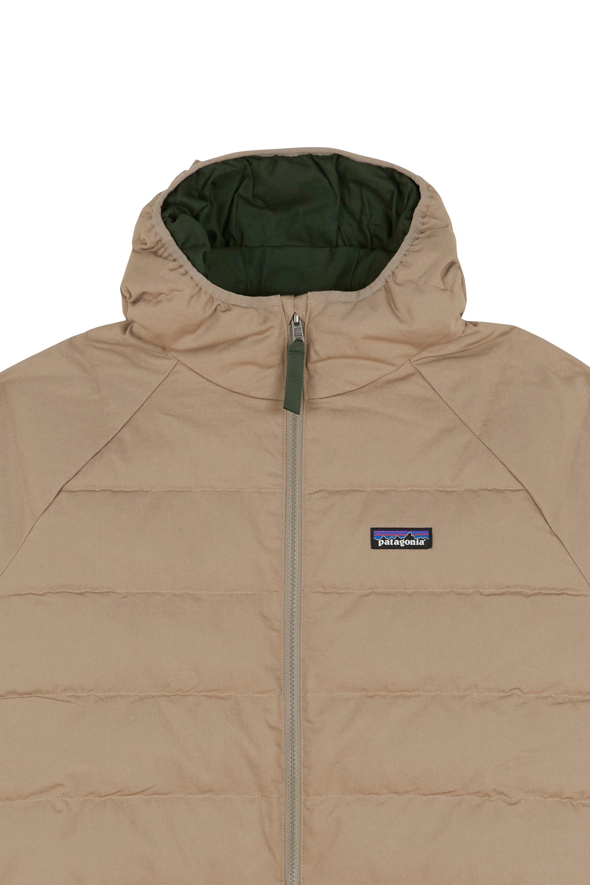 Lightweight quilted padded jacket with high neck Grey