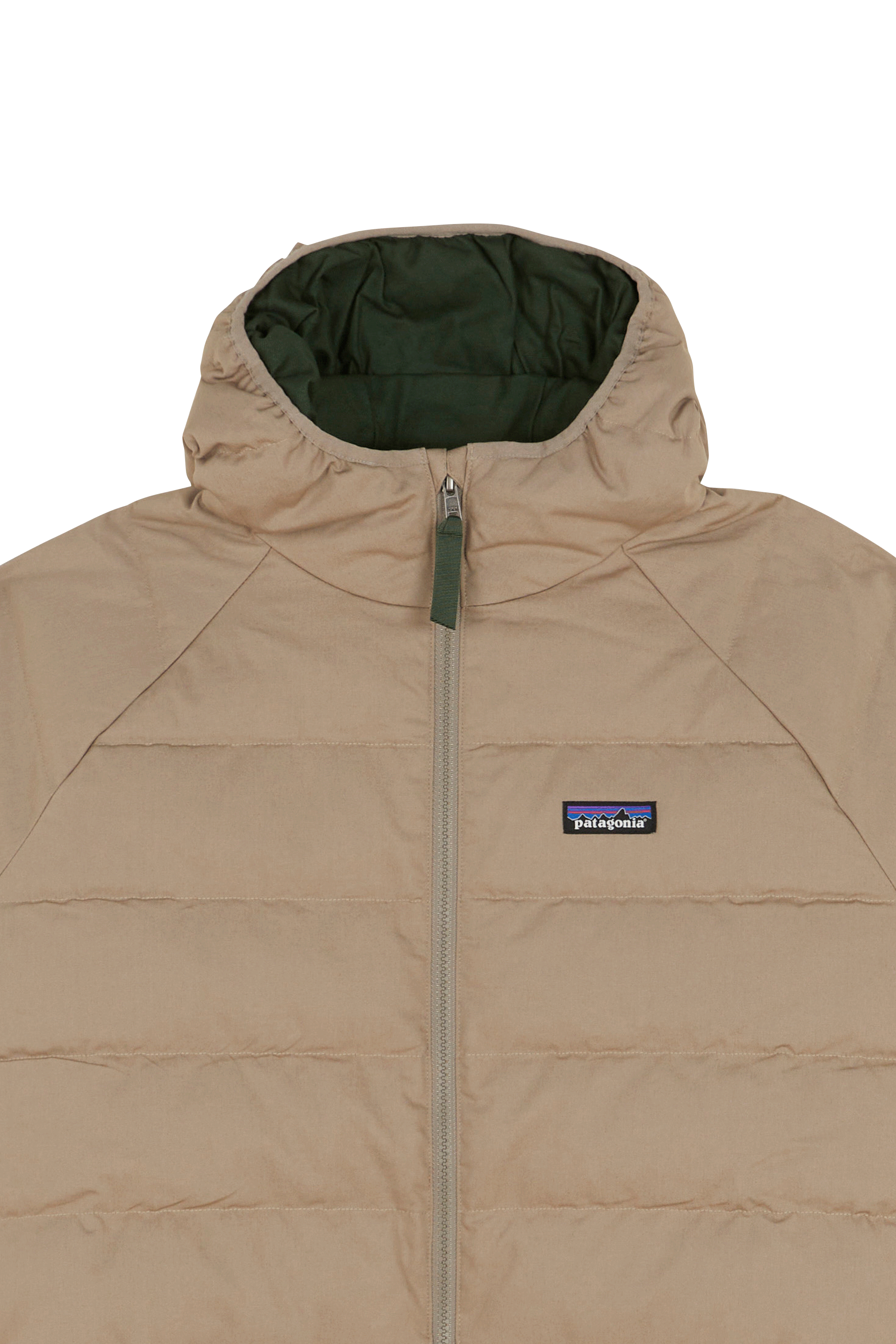 Lightweight quilted padded jacket with high neck Grey