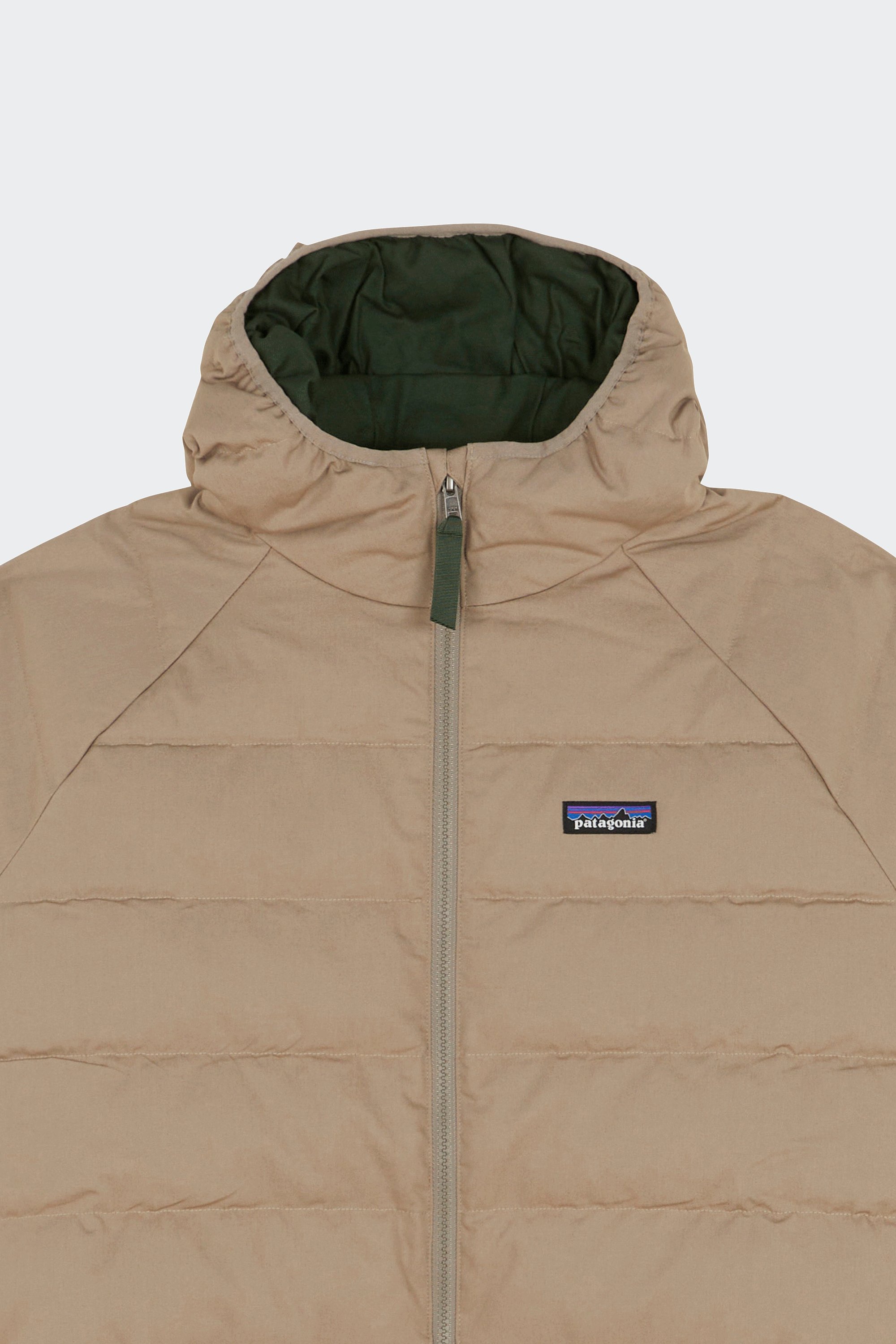 Lightweight quilted padded jacket with high neck | Grey by PATAGONIA Lightweight quilted padded jacket with high neck Grey