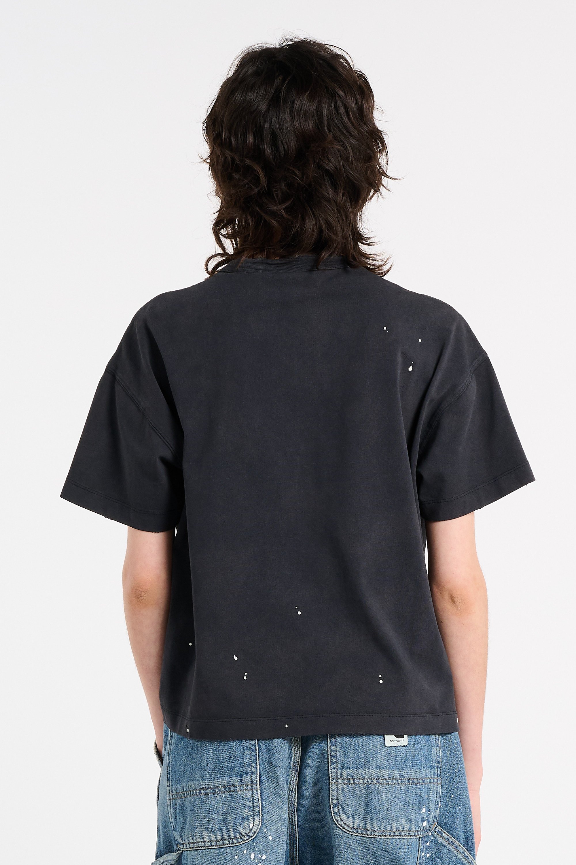Regular-fit round-neck cotton T-shirt | Black CARHARTT WIP Women