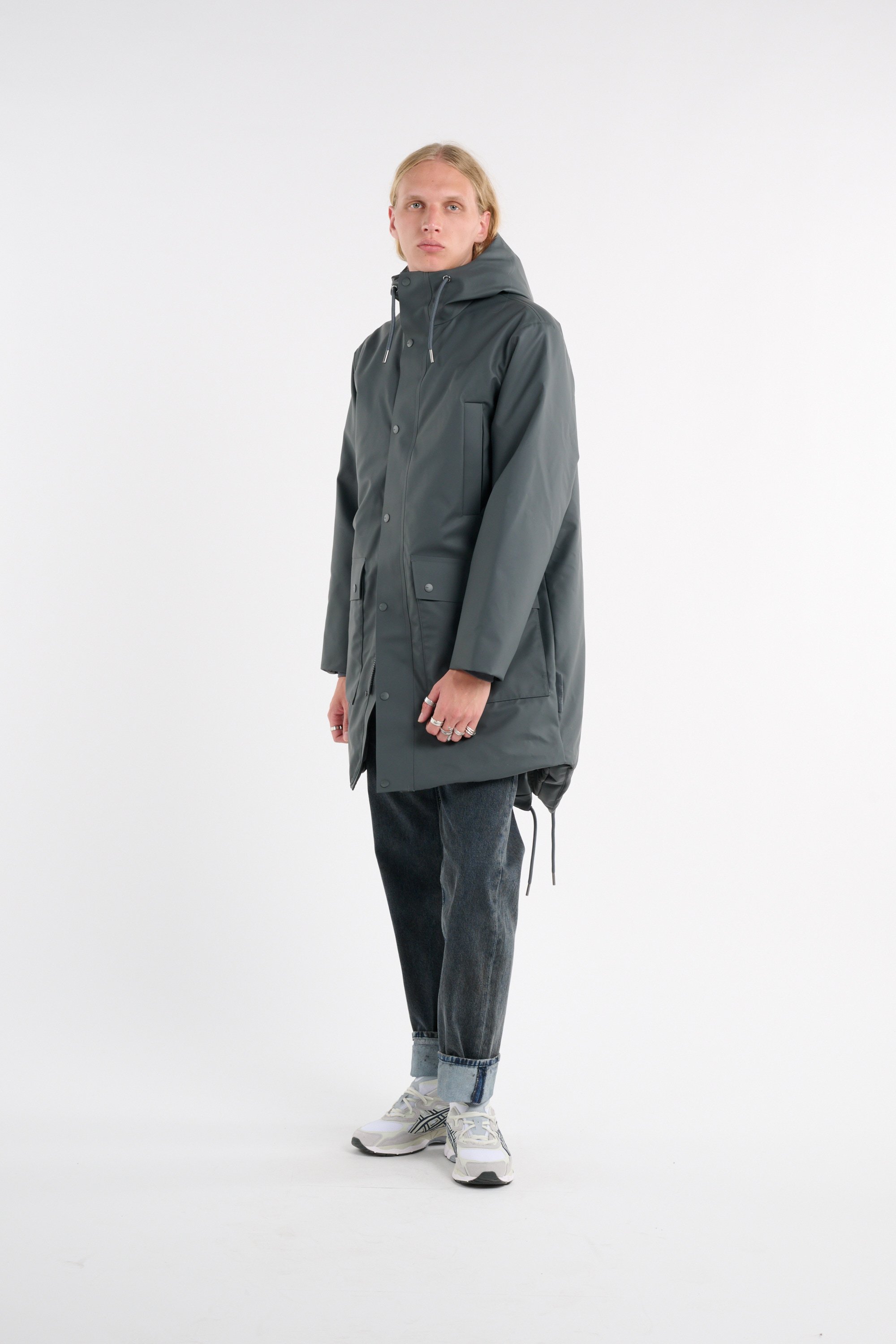 Parka RAINS Bleu