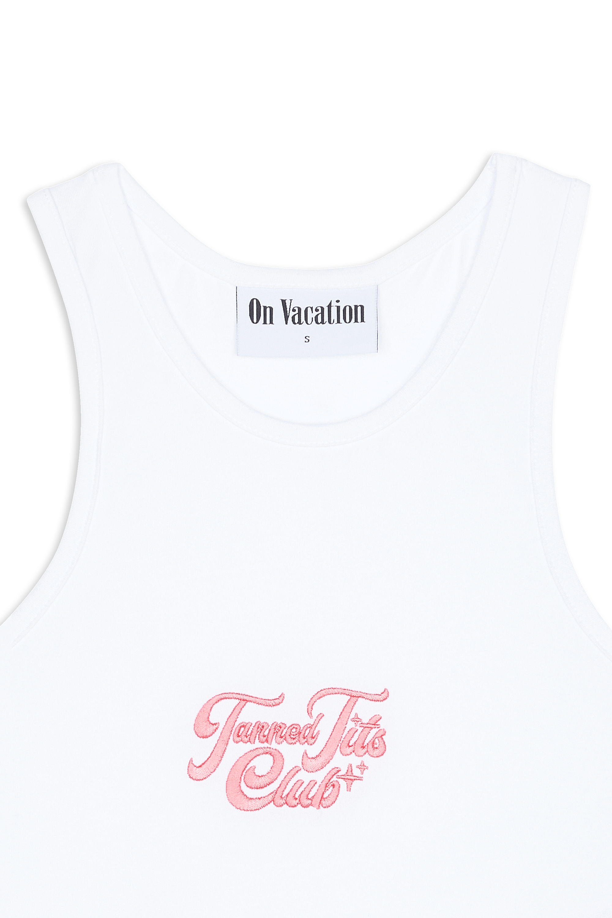 débardeur ON VACATION Blanc