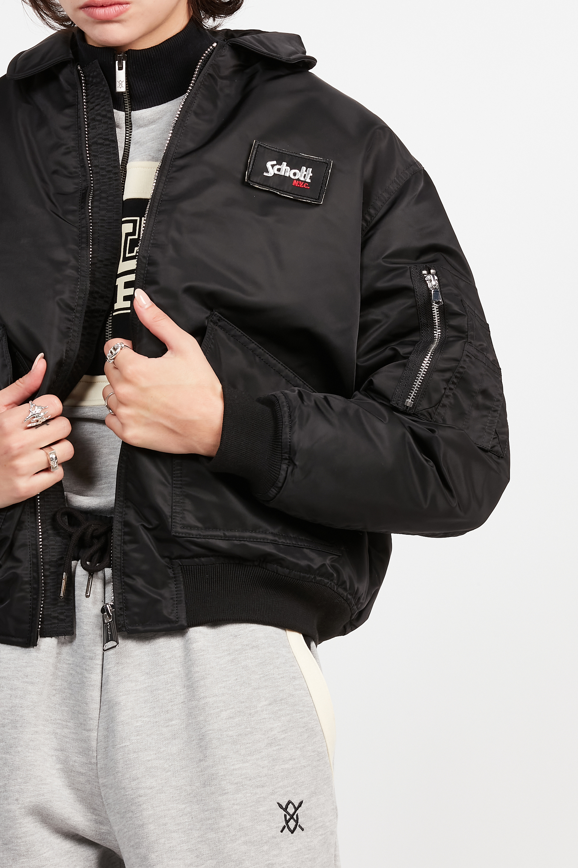Jacket | Black SCHOTT Women