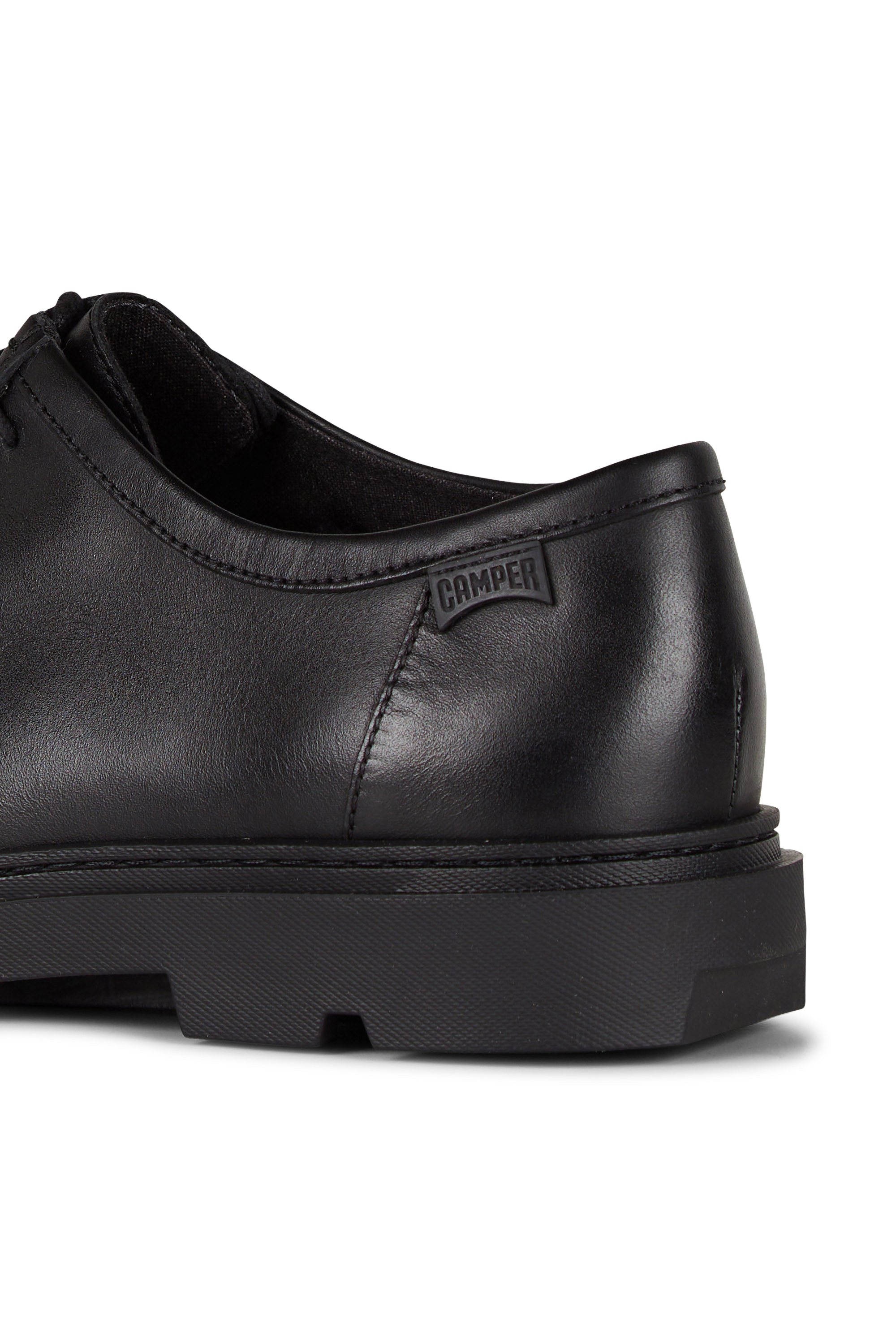 Leather deck shoes | Black CAMPER Men