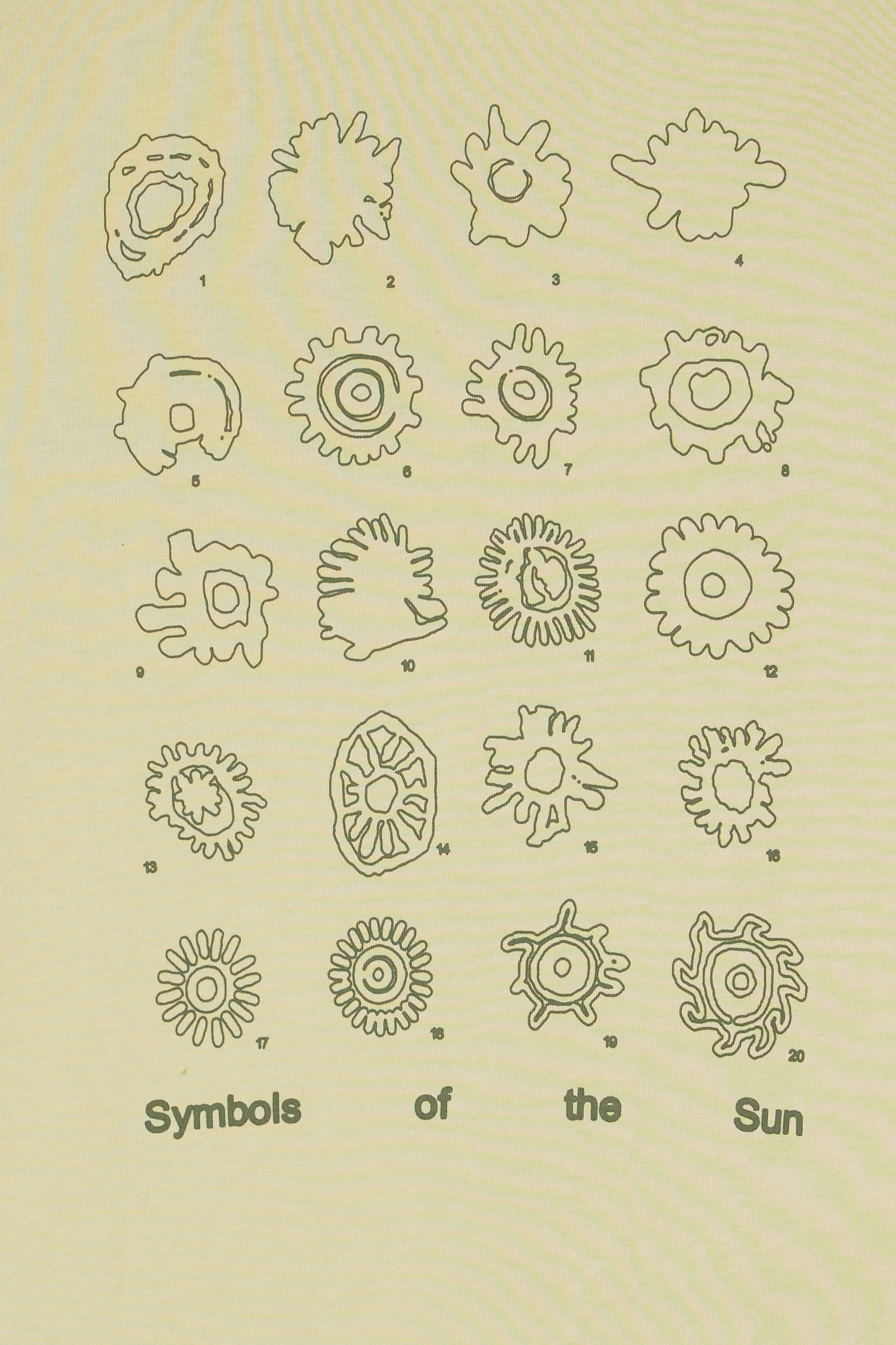 Regular-fit round-neck cotton T-shirt Beige