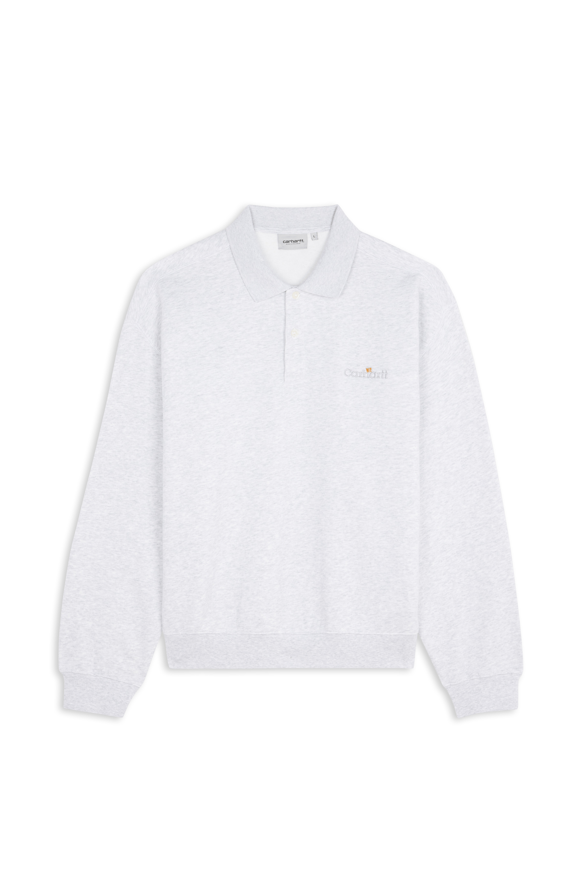 Sweatshirt WIP Label Polo Sweat Ash heather