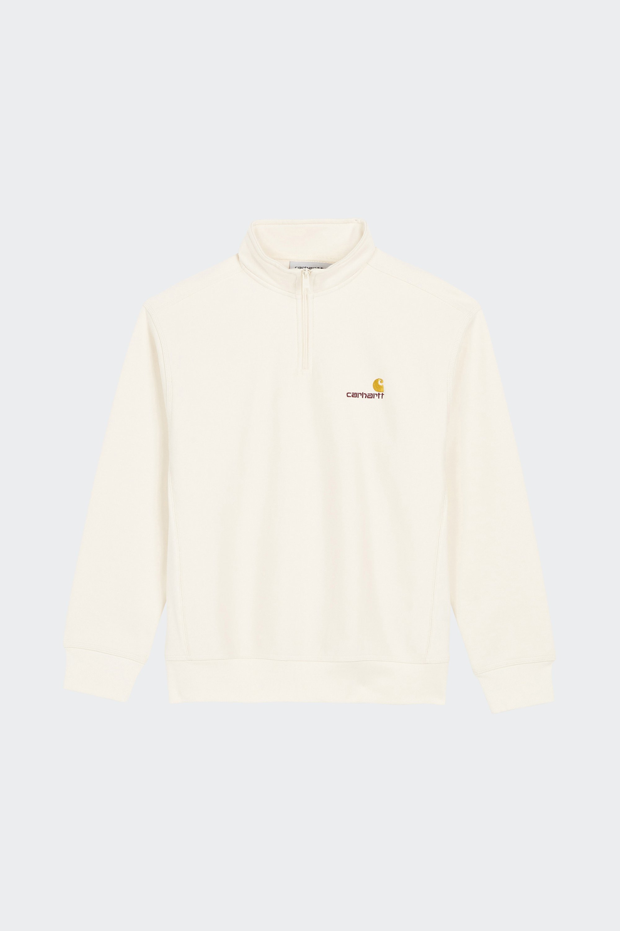 Zip-up sweatshirt | Beige by CARHARTT WIP Zip-up sweatshirt Beige
