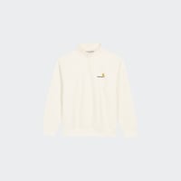 Sweat zippé  Half Zip American Script  Natural