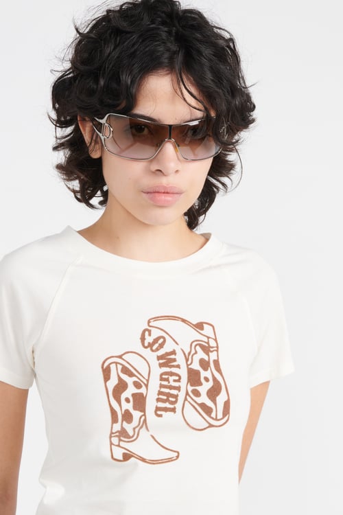 NOISY MAY T-shirt Beige