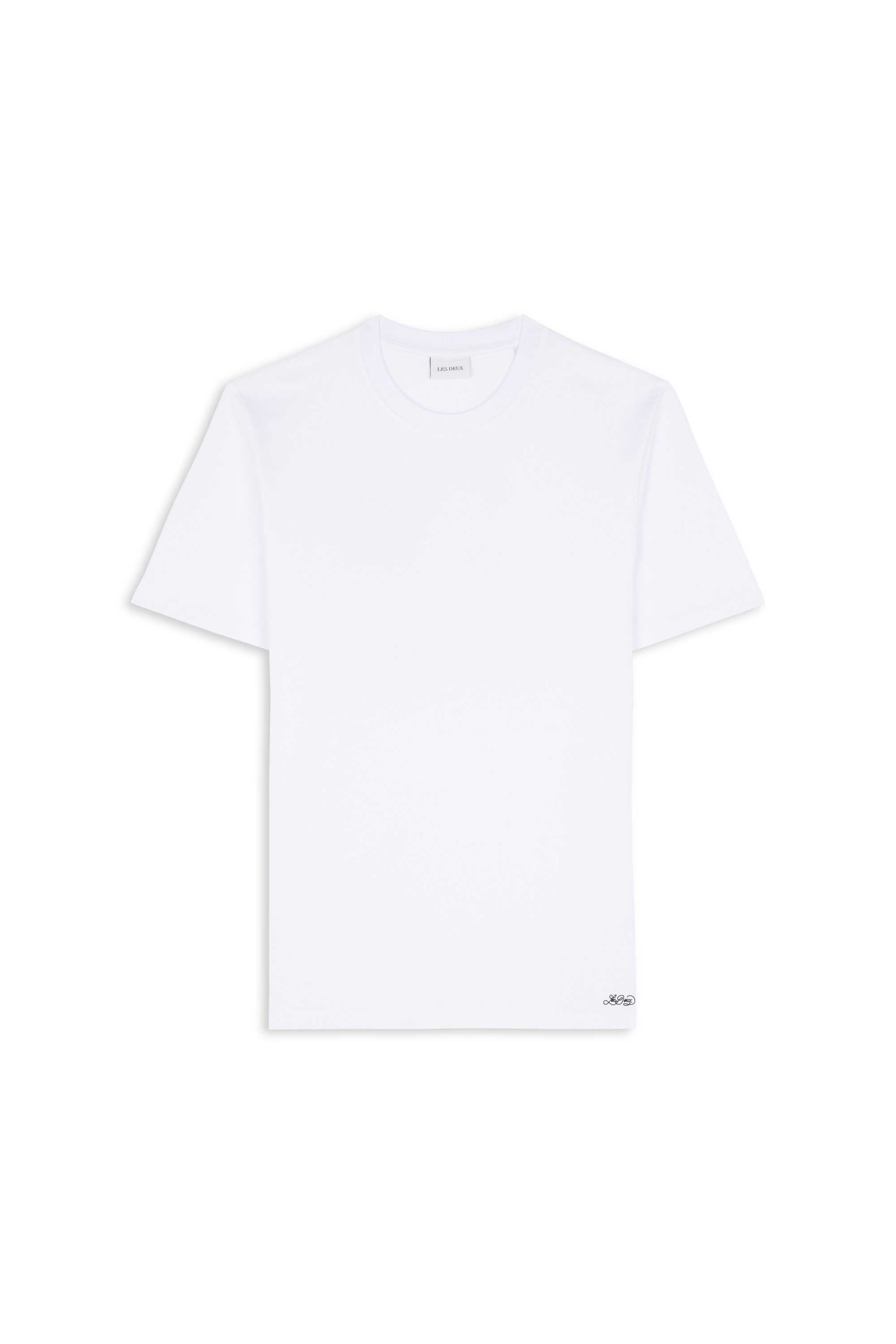 Regular-fit round-neck cotton T-shirt White