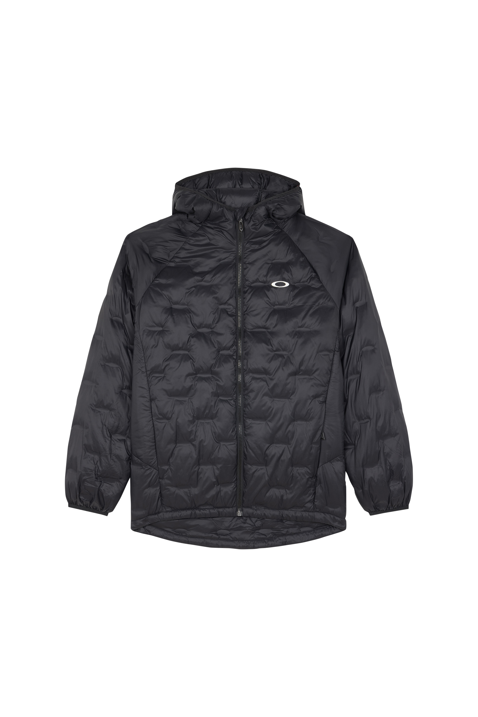 Lightweight quilted padded jacket with high neck Black