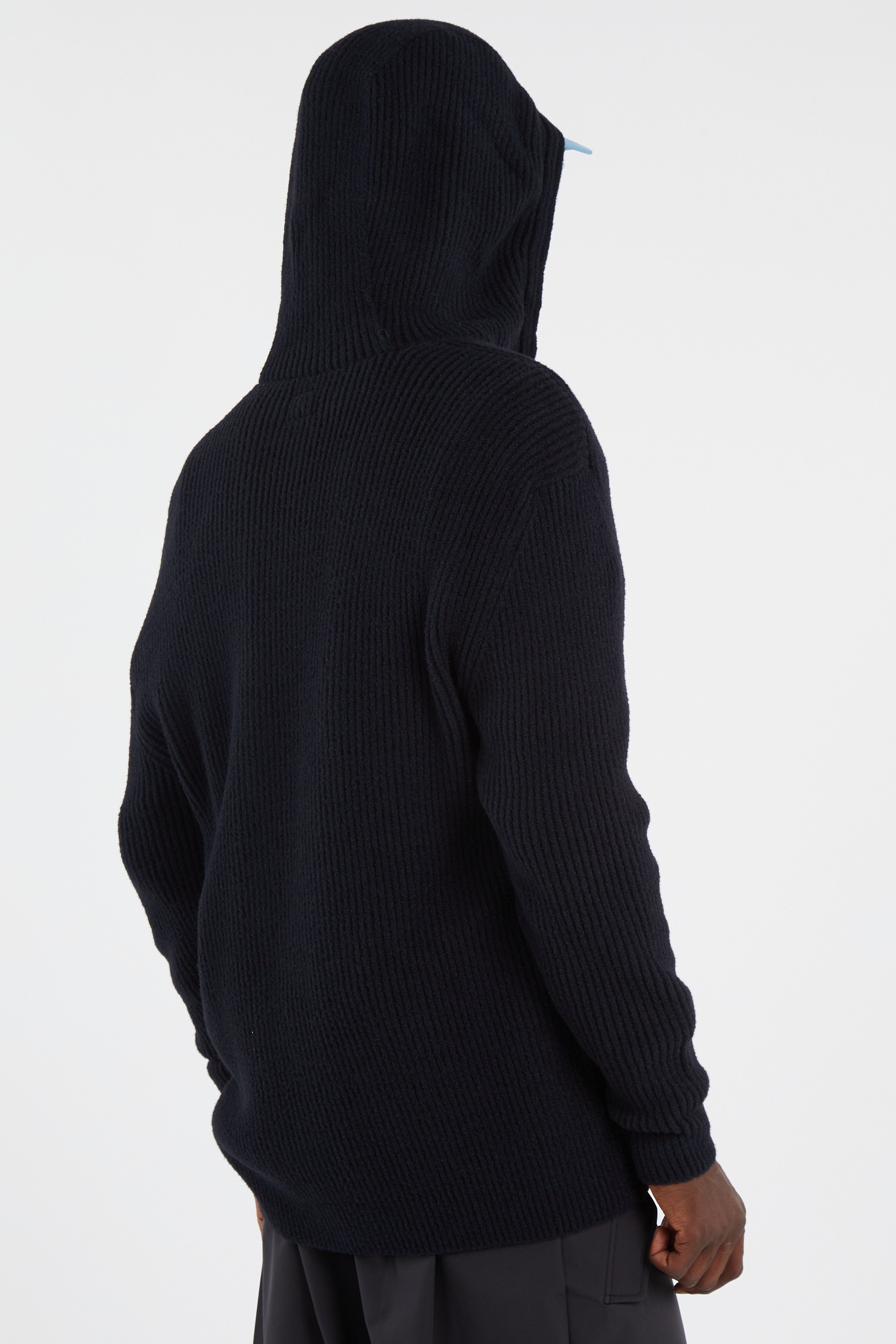 Cardigan Knitwear cardigan in fleece knit Black C. P. Company