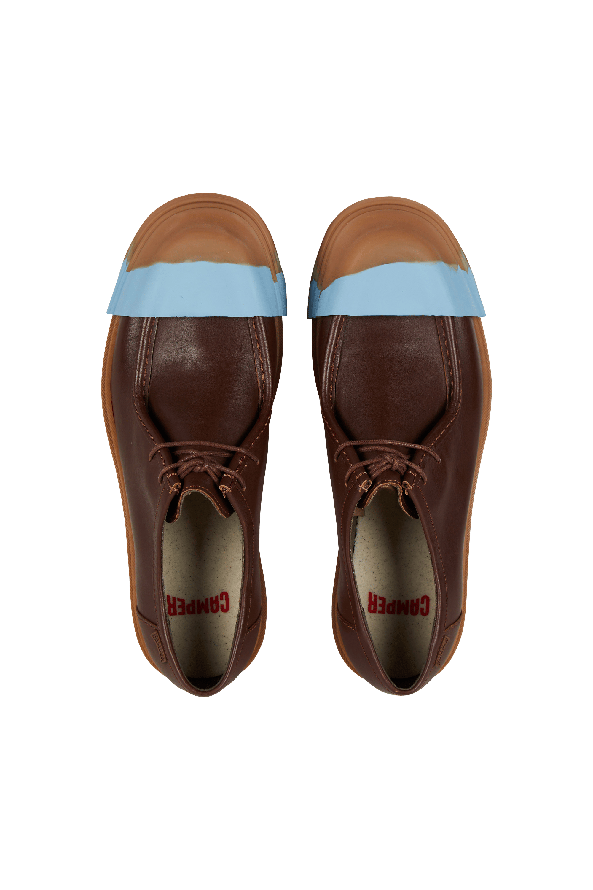 Leather deck shoes | Brown CAMPER Men