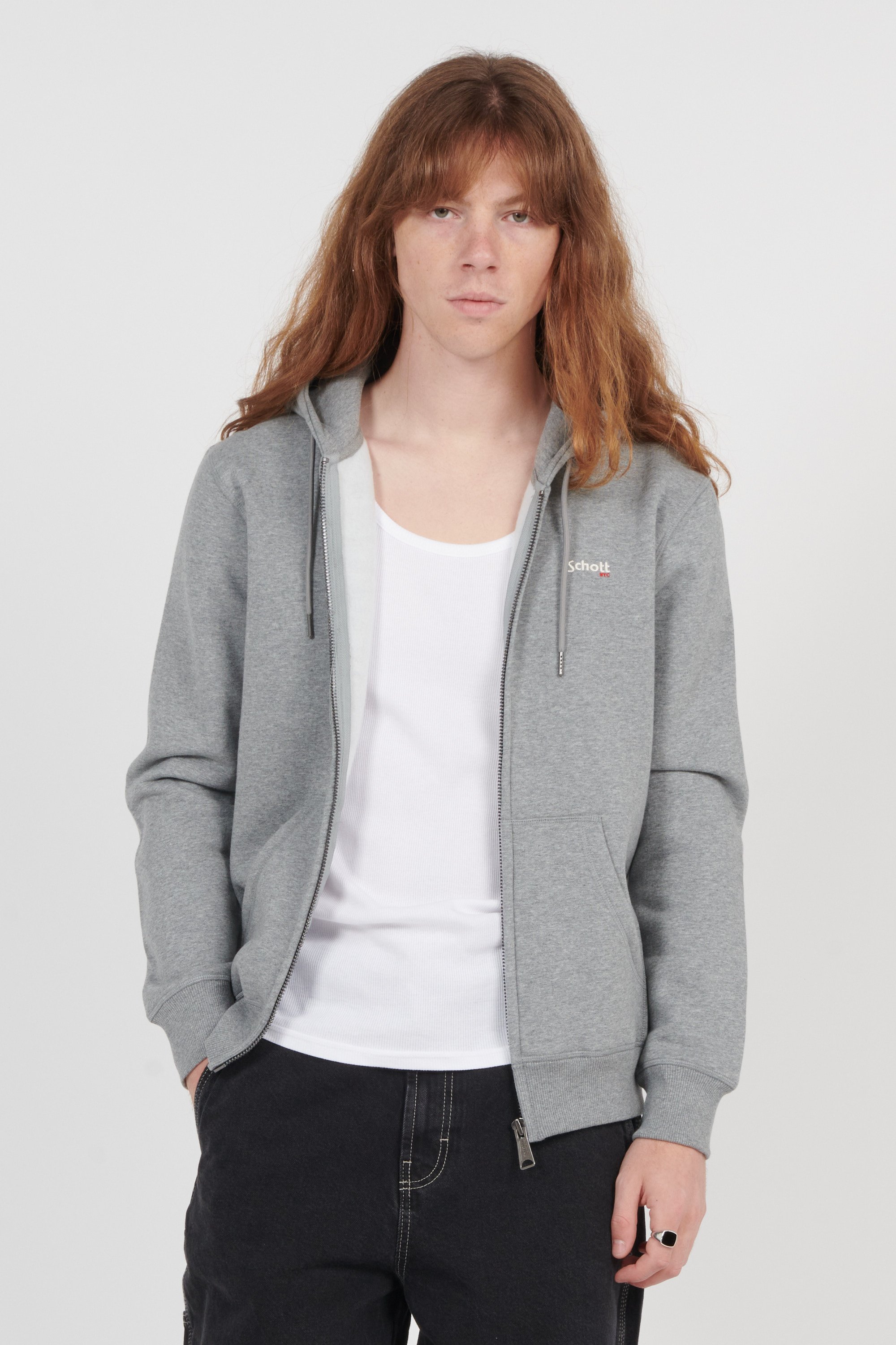 Zip-up hoodie Grey