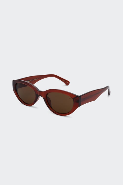 A.KJAERBEDE Lunettes de soleil Marron