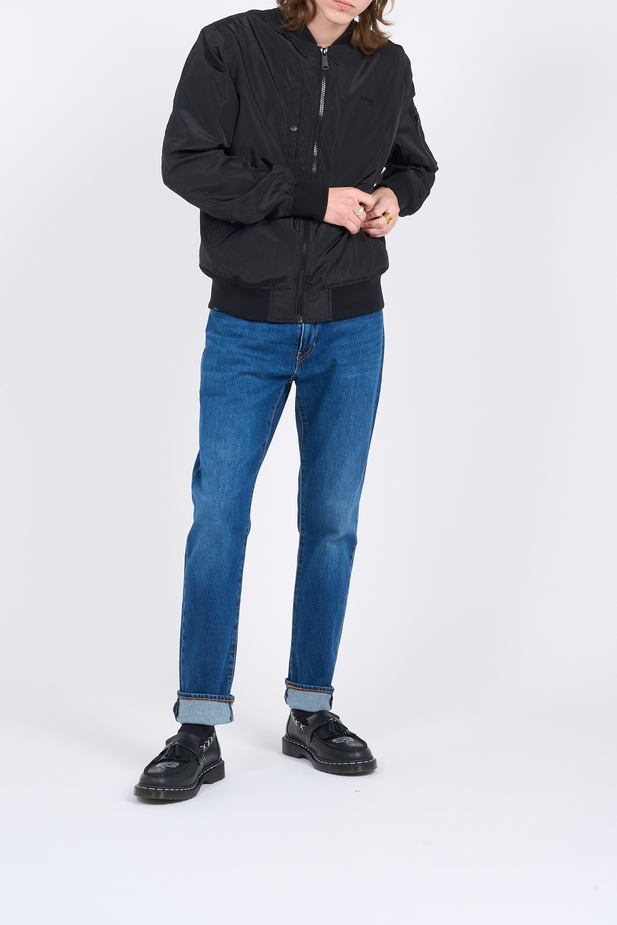 Bomber | Noir SCHOTT Homme