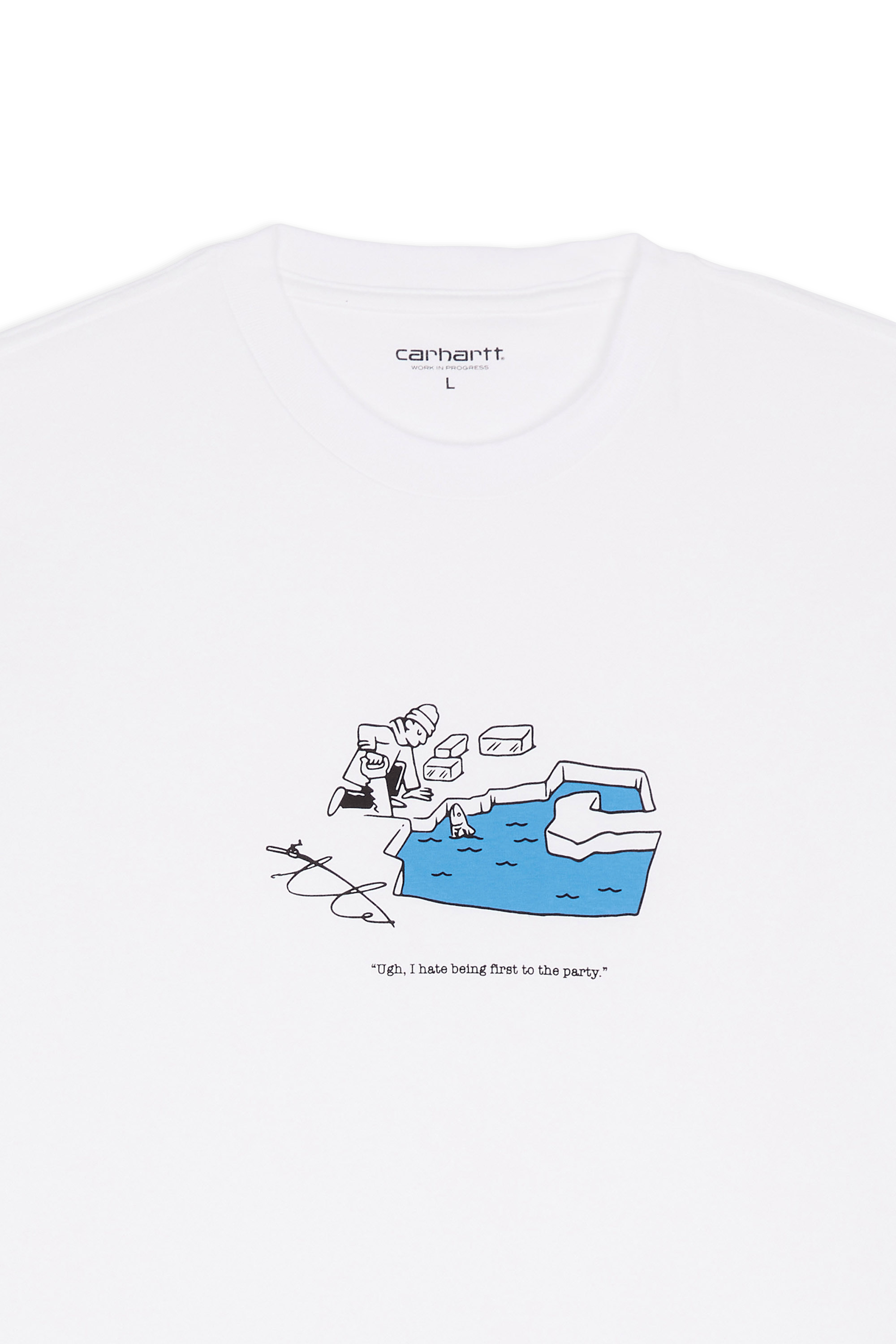 Regular-fit round-neck cotton T-shirt | White CARHARTT WIP Men