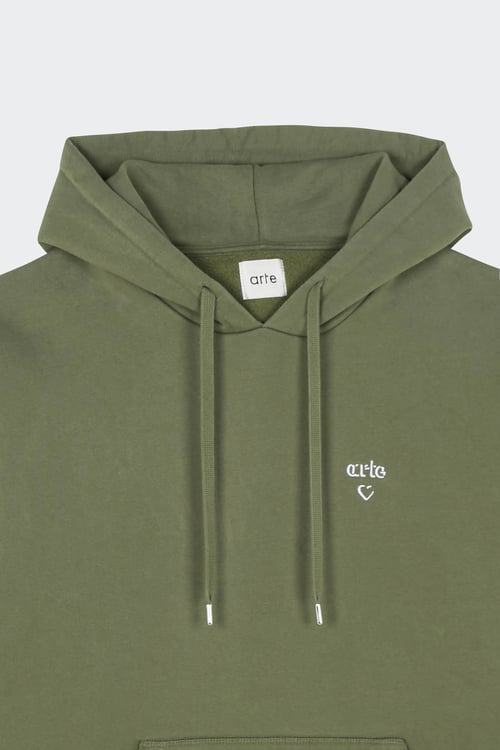ARTE ANTWERP Hoodie Kaki