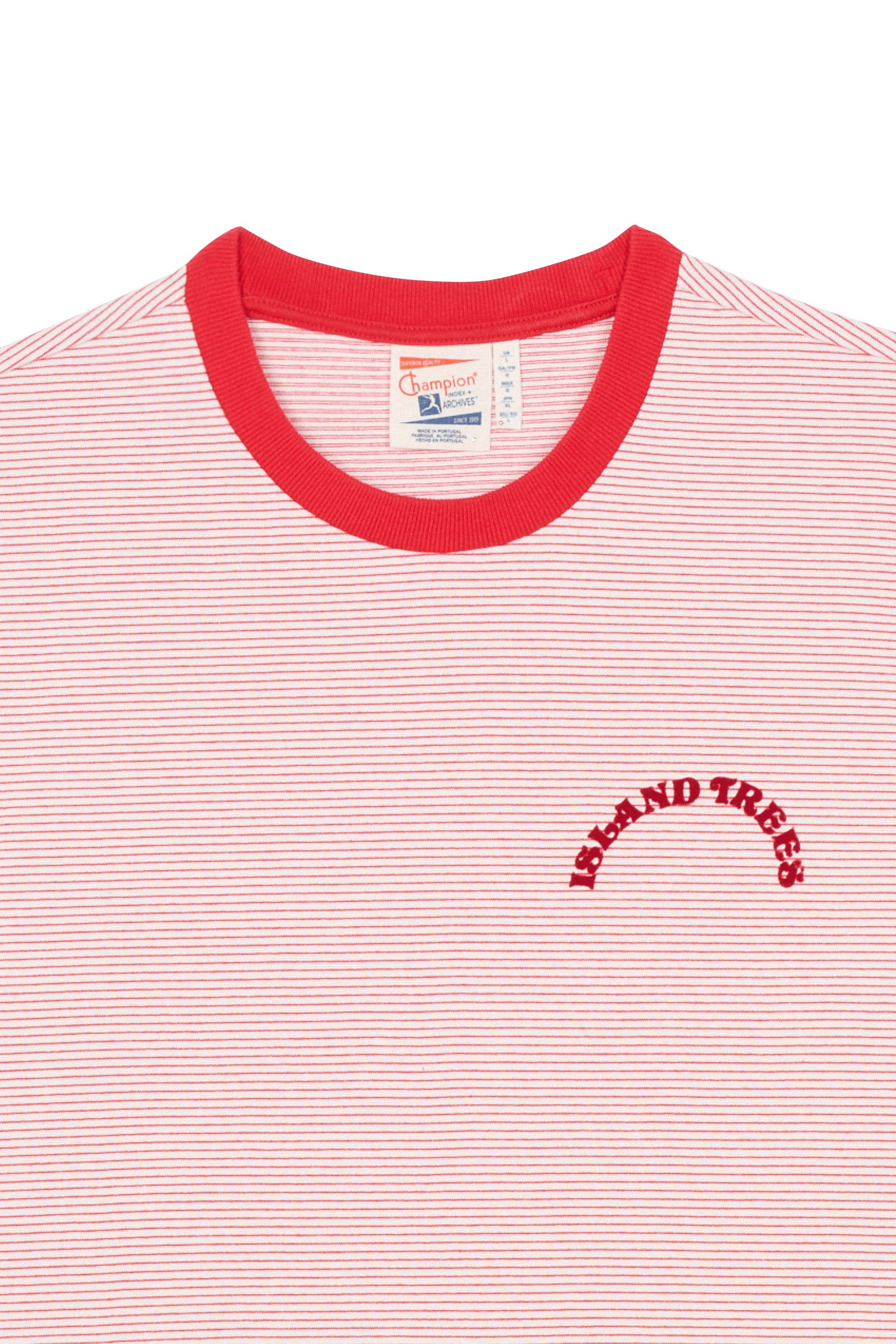 Regular-fit round-neck cotton T-shirt Pink