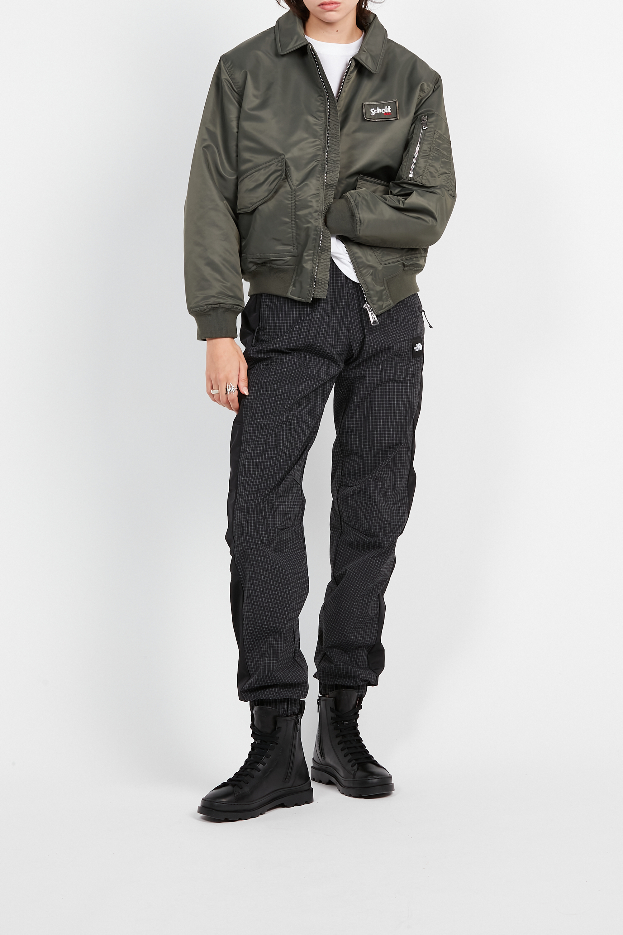 Blouson SCHOTT Kaki