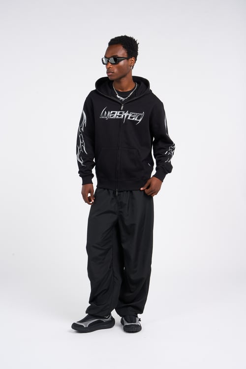 WASTED Hoodie zippé Noir
