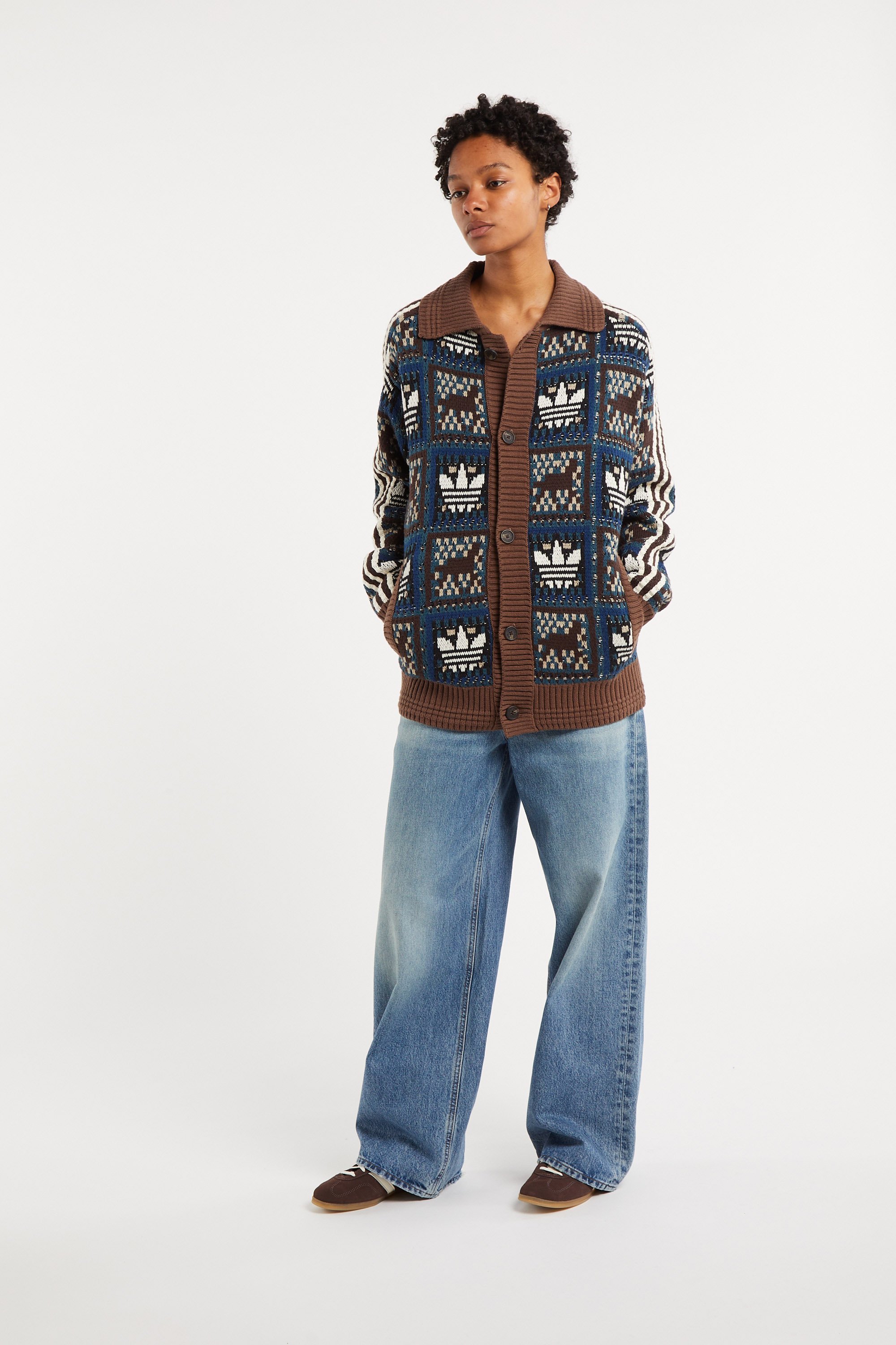 Cardigan ADIDAS Blanc