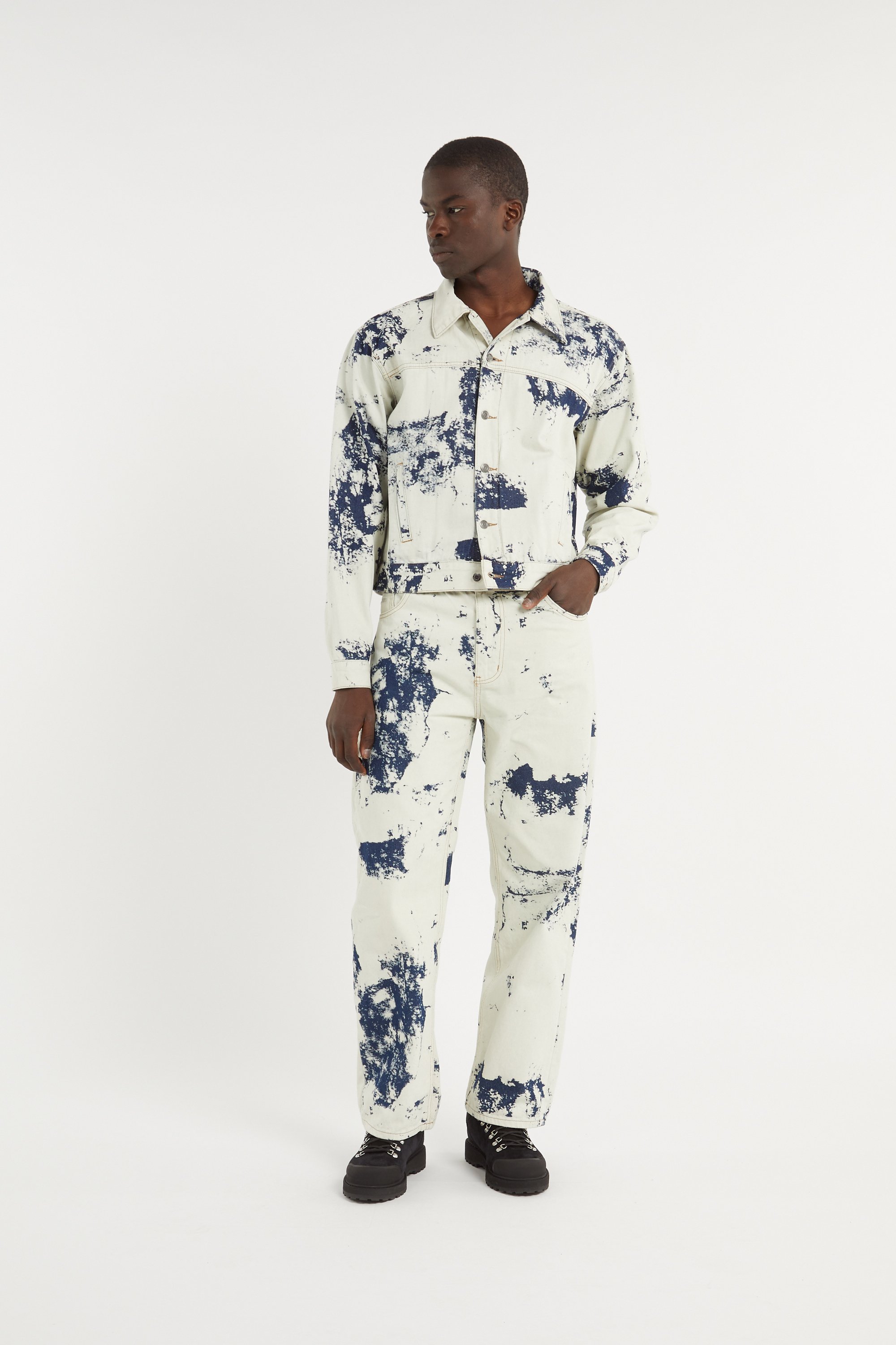 Jean à motif WASTED Multicolore