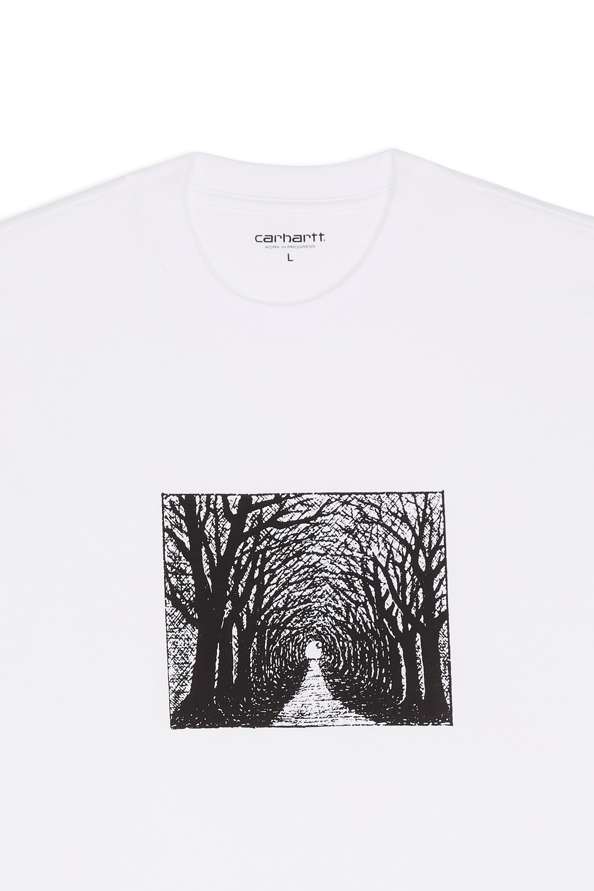 Regular-fit round-neck cotton T-shirt | White CARHARTT WIP Men