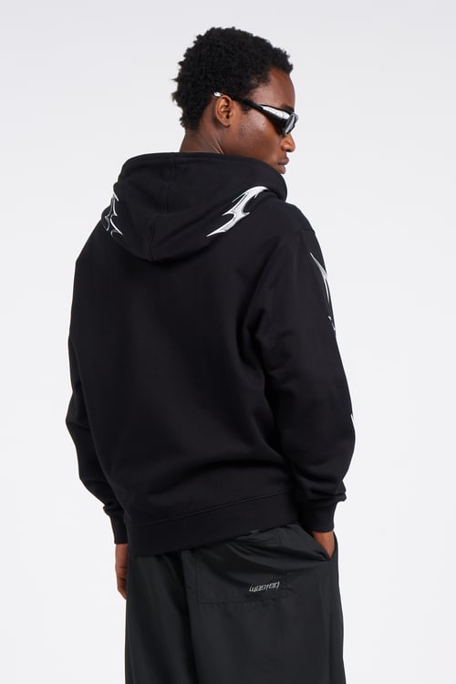 WASTED Hoodie zippé Noir