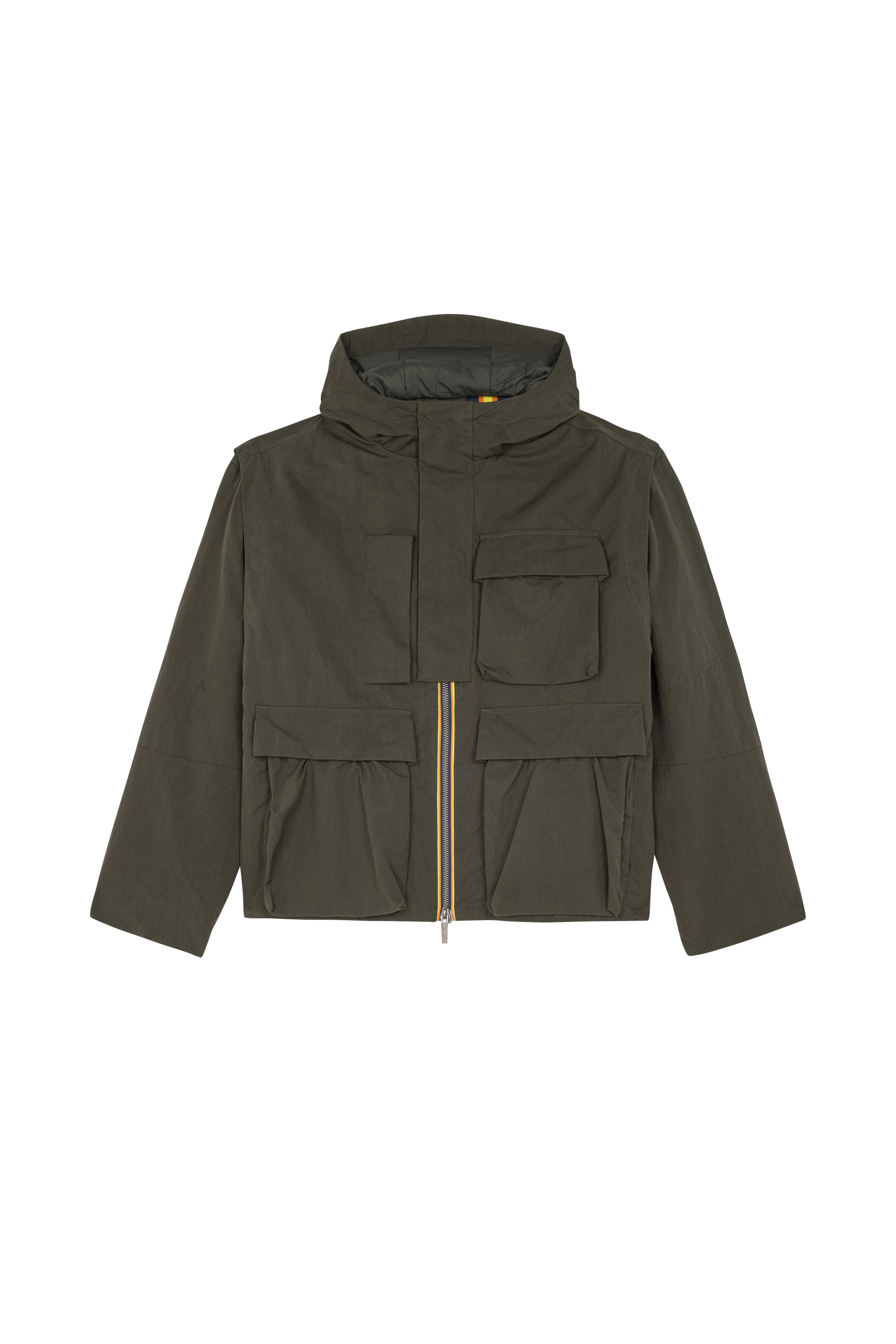 Parka GUILLERMO COTTON FEEL Green blackish combo