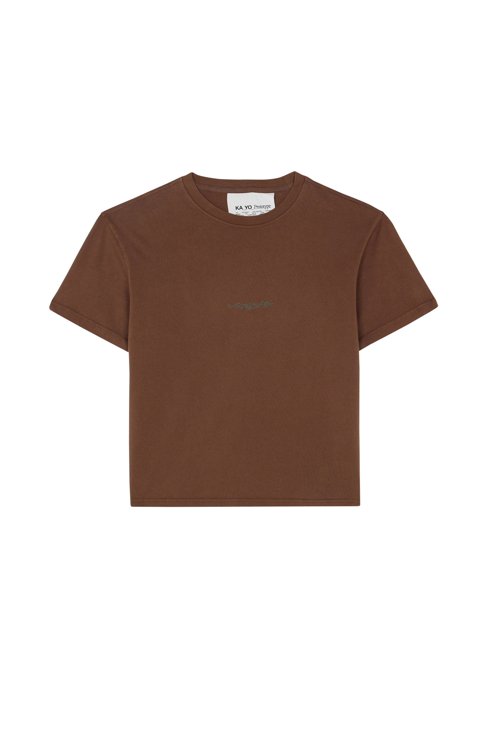 T-shirt BOXY GRAPHIC Burnt wine