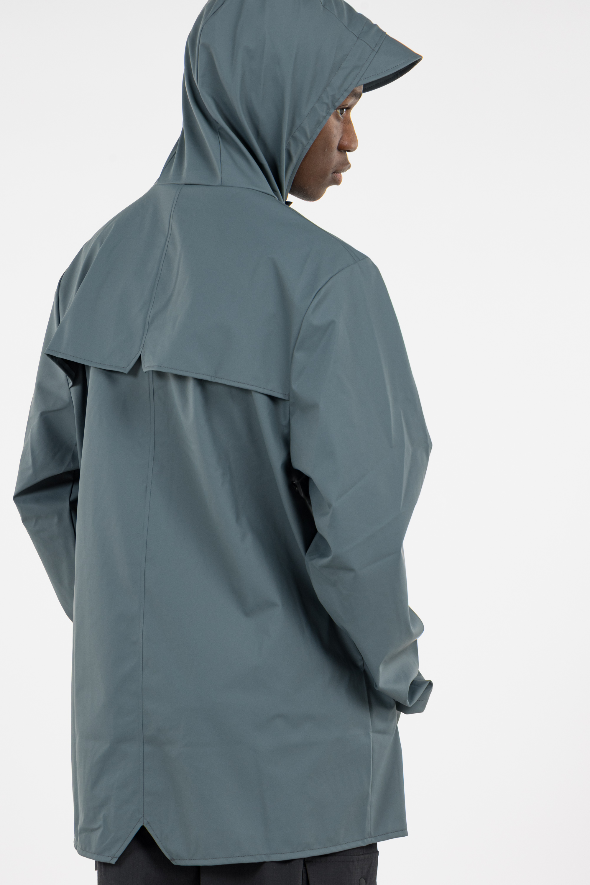 Coupe-vent imperméable à capuche Bleu