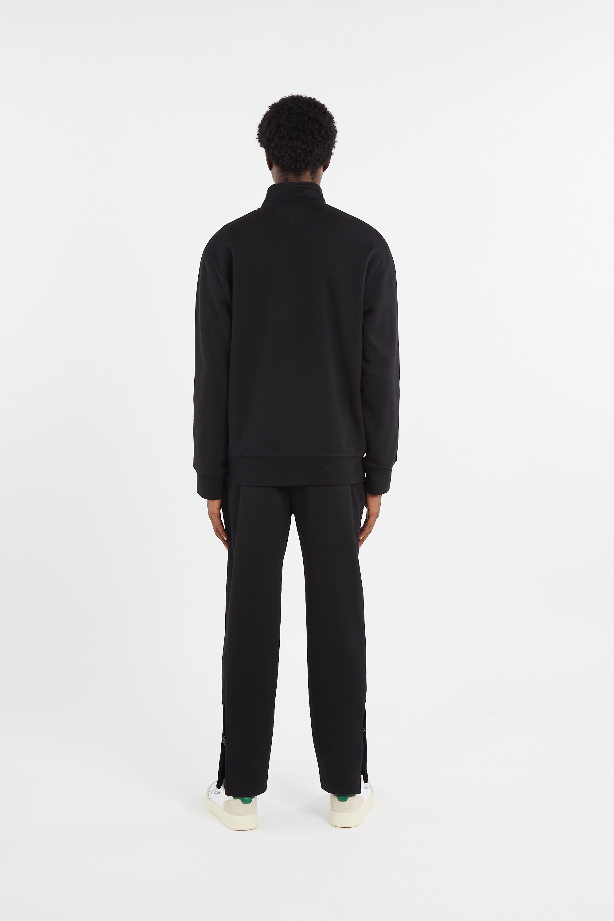 Zip-up sweatshirt Black