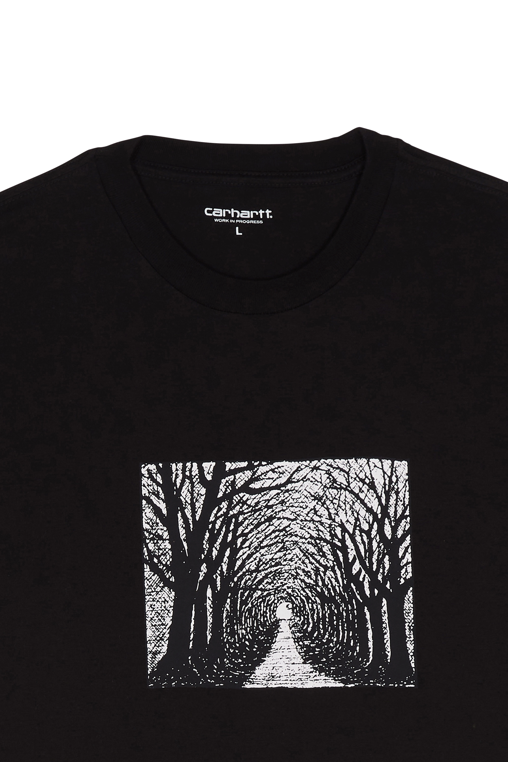 Regular-fit round-neck cotton T-shirt | Black CARHARTT WIP Men